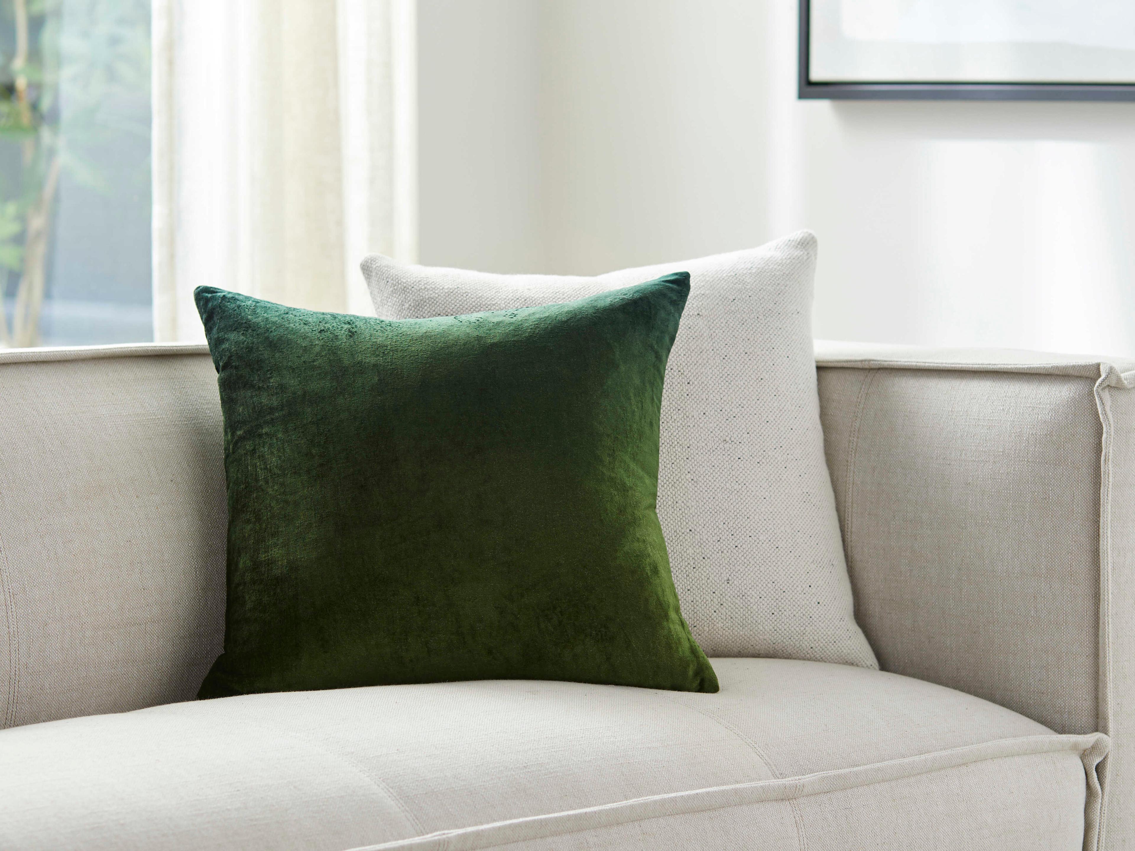 Surya Theodosia Dark Green Pillow