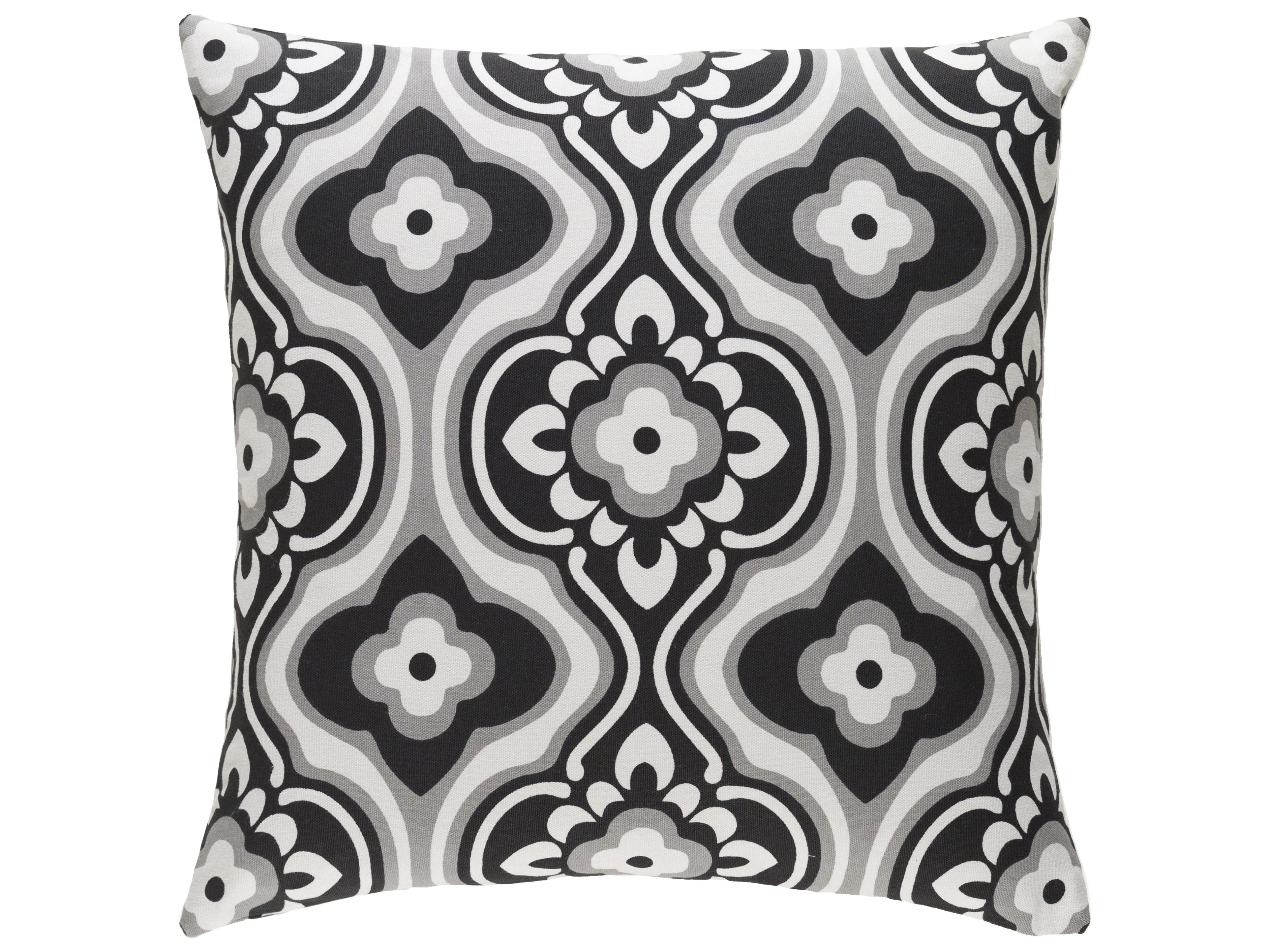 Surya Trudy Black Pillow