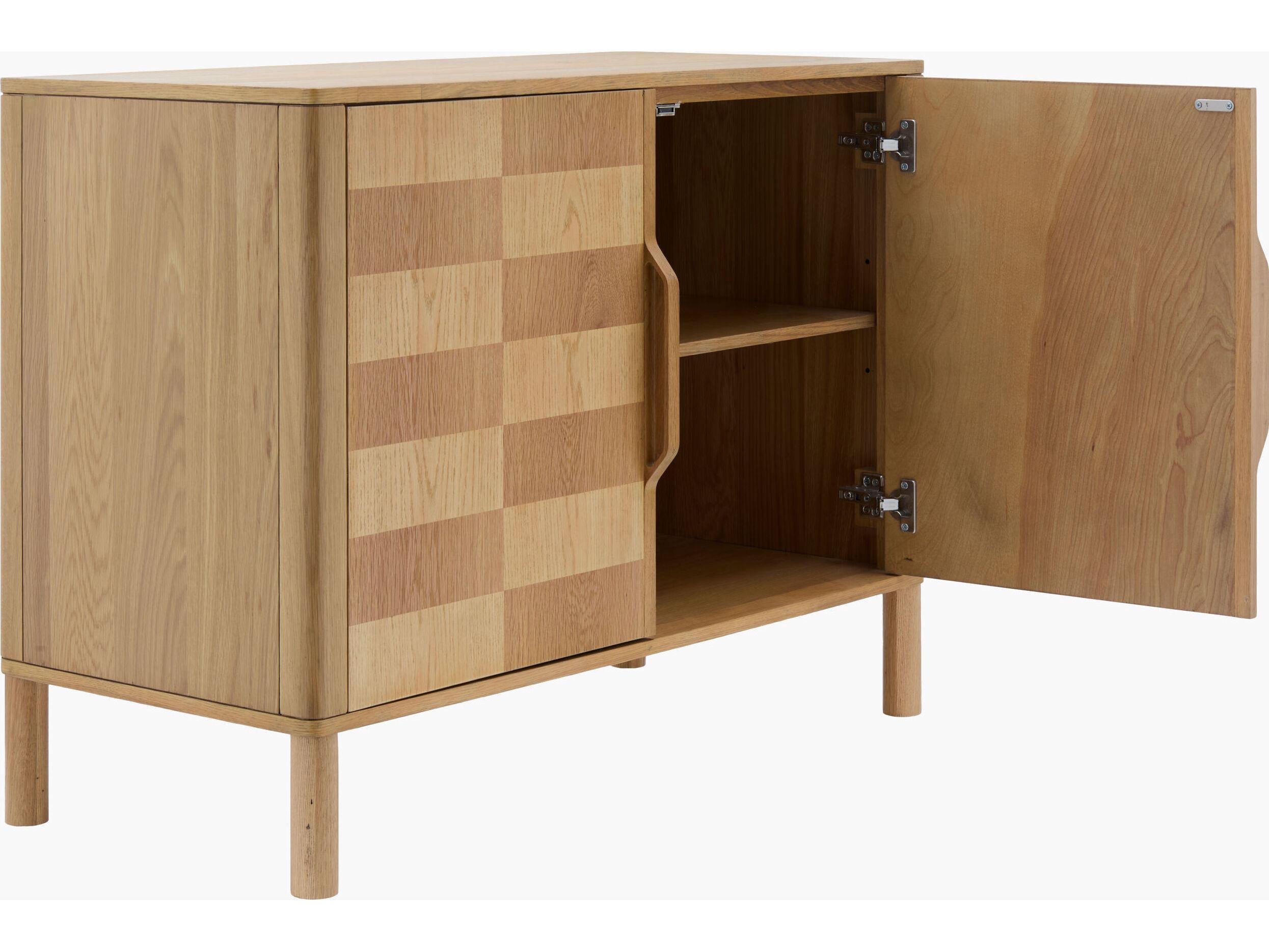 Surya Tessell Brown Dark Oak Wood Accent Chest