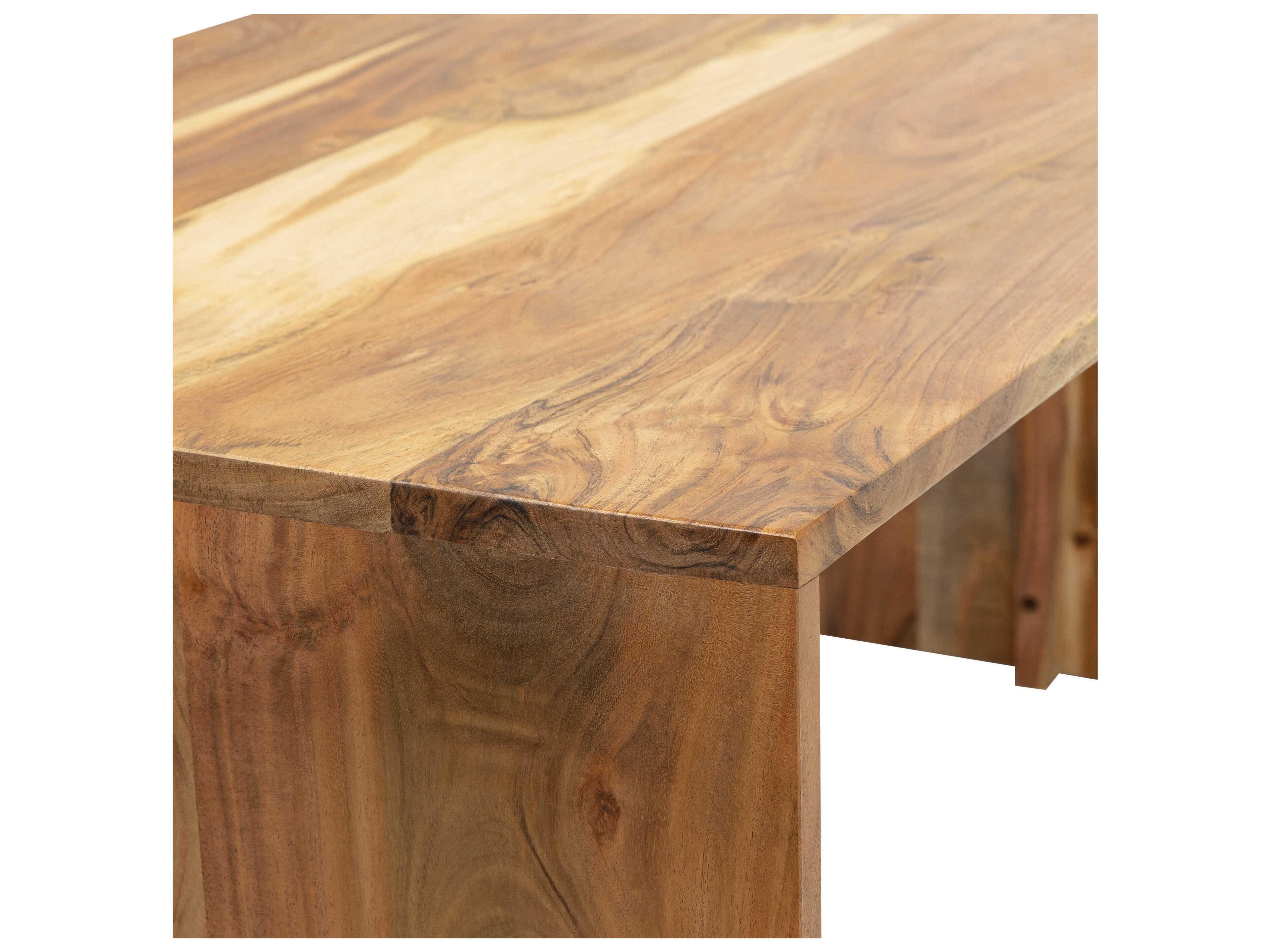 Surya Umaid Rectangular Wood Brown Coffee Table