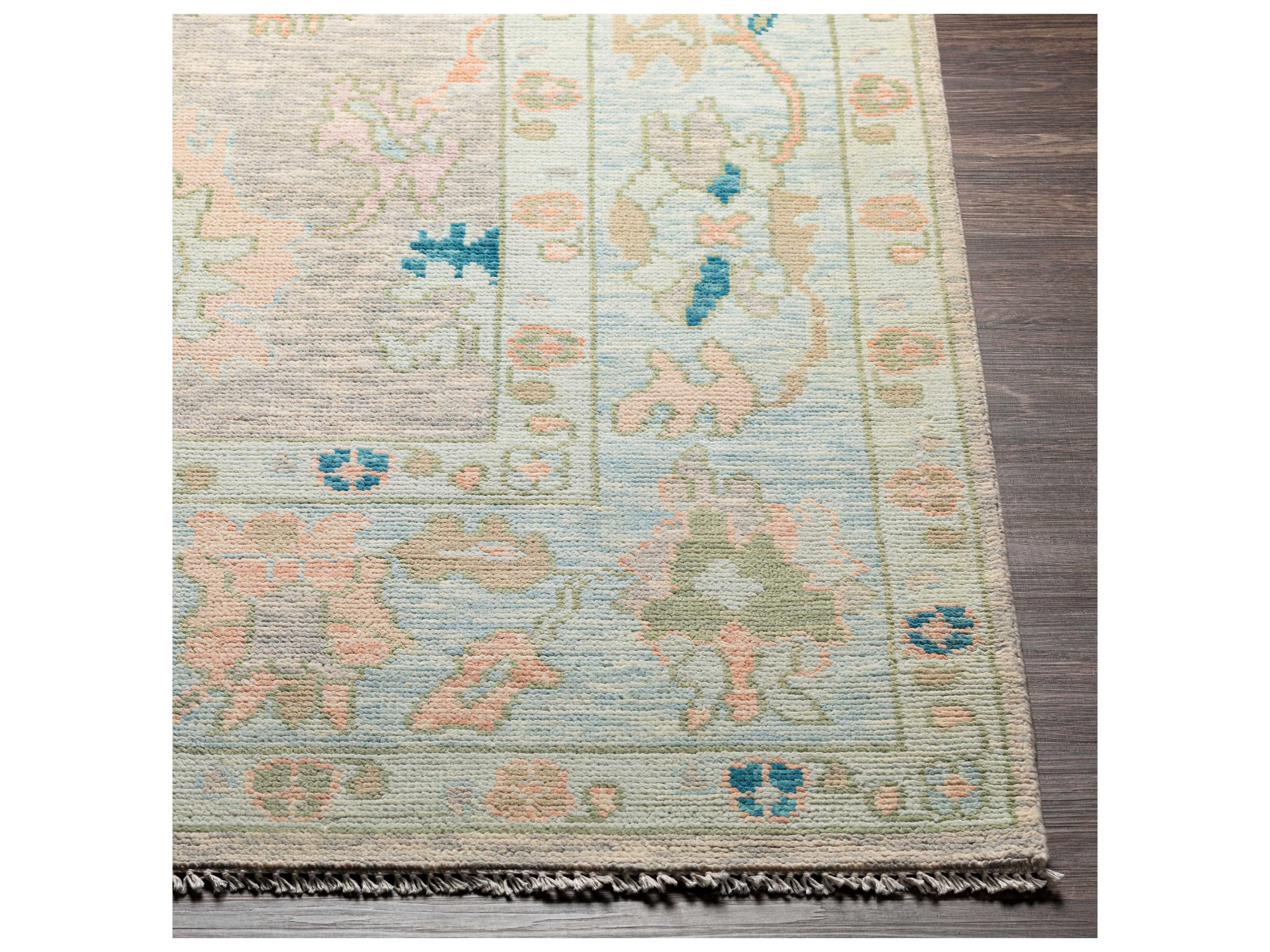 Surya Ushak Bordered Area Rug