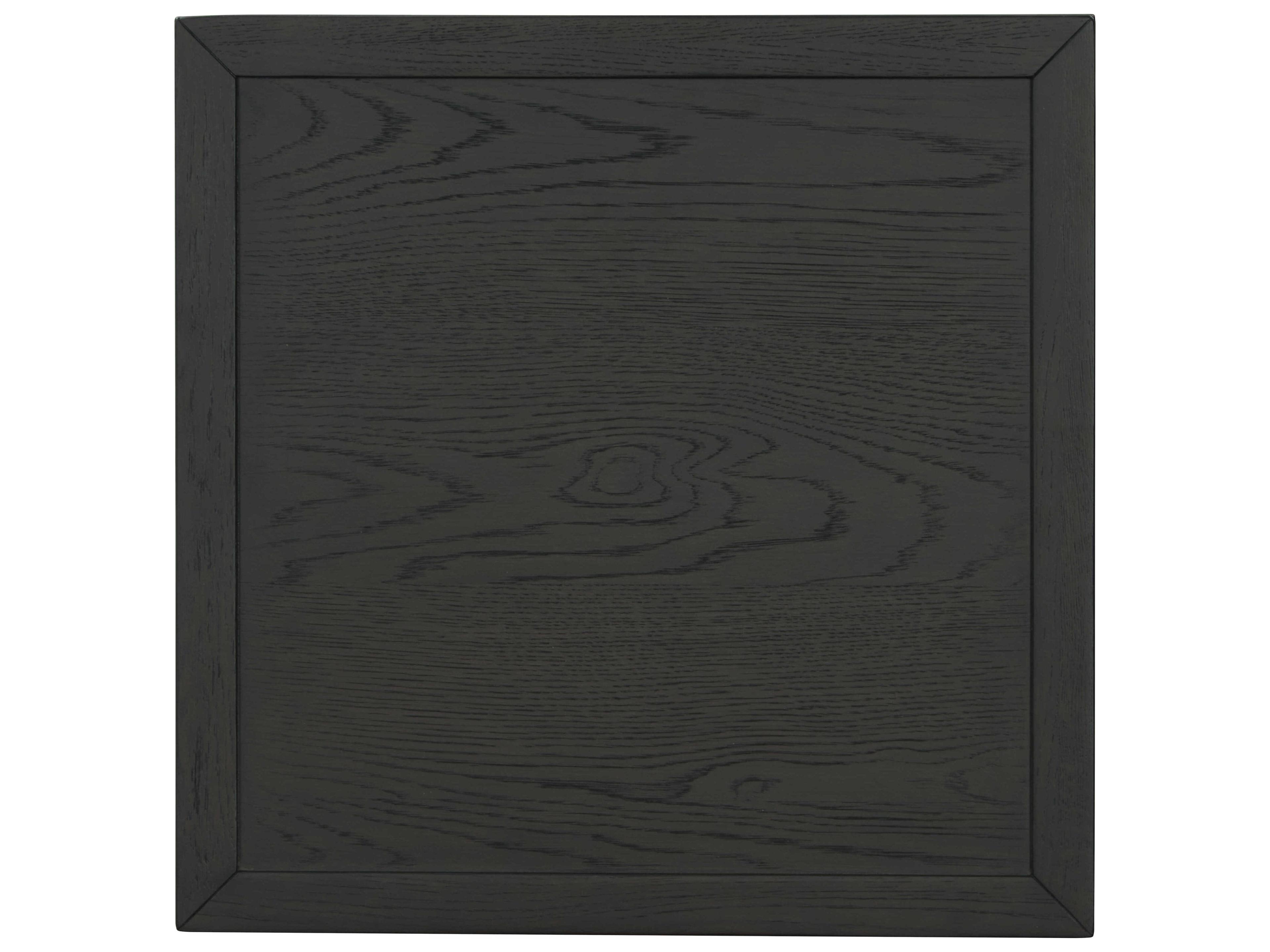 Surya Vansaar Square Wood Black End Table