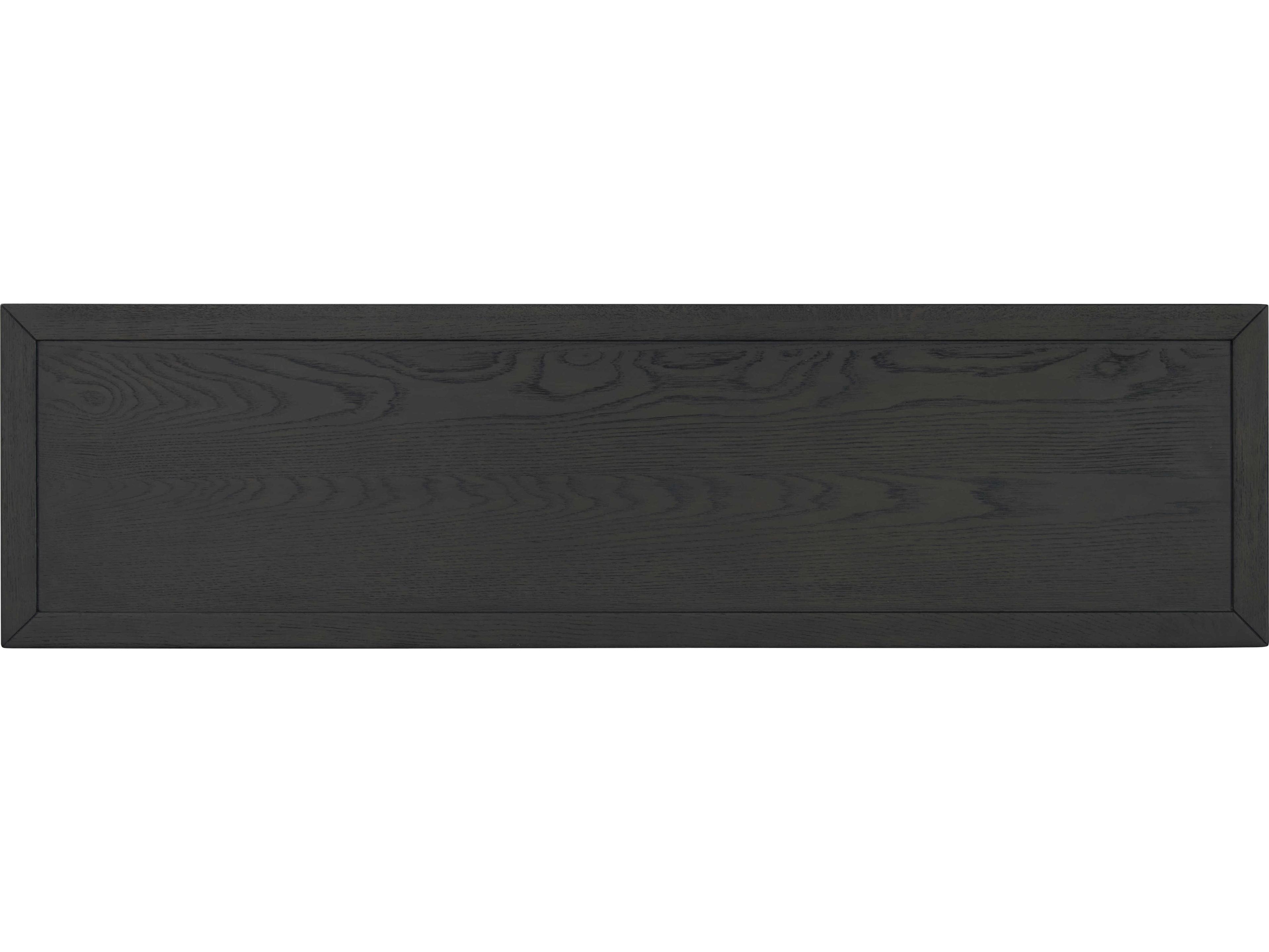 Surya Vansaar Rectangular Wood Black Console Table
