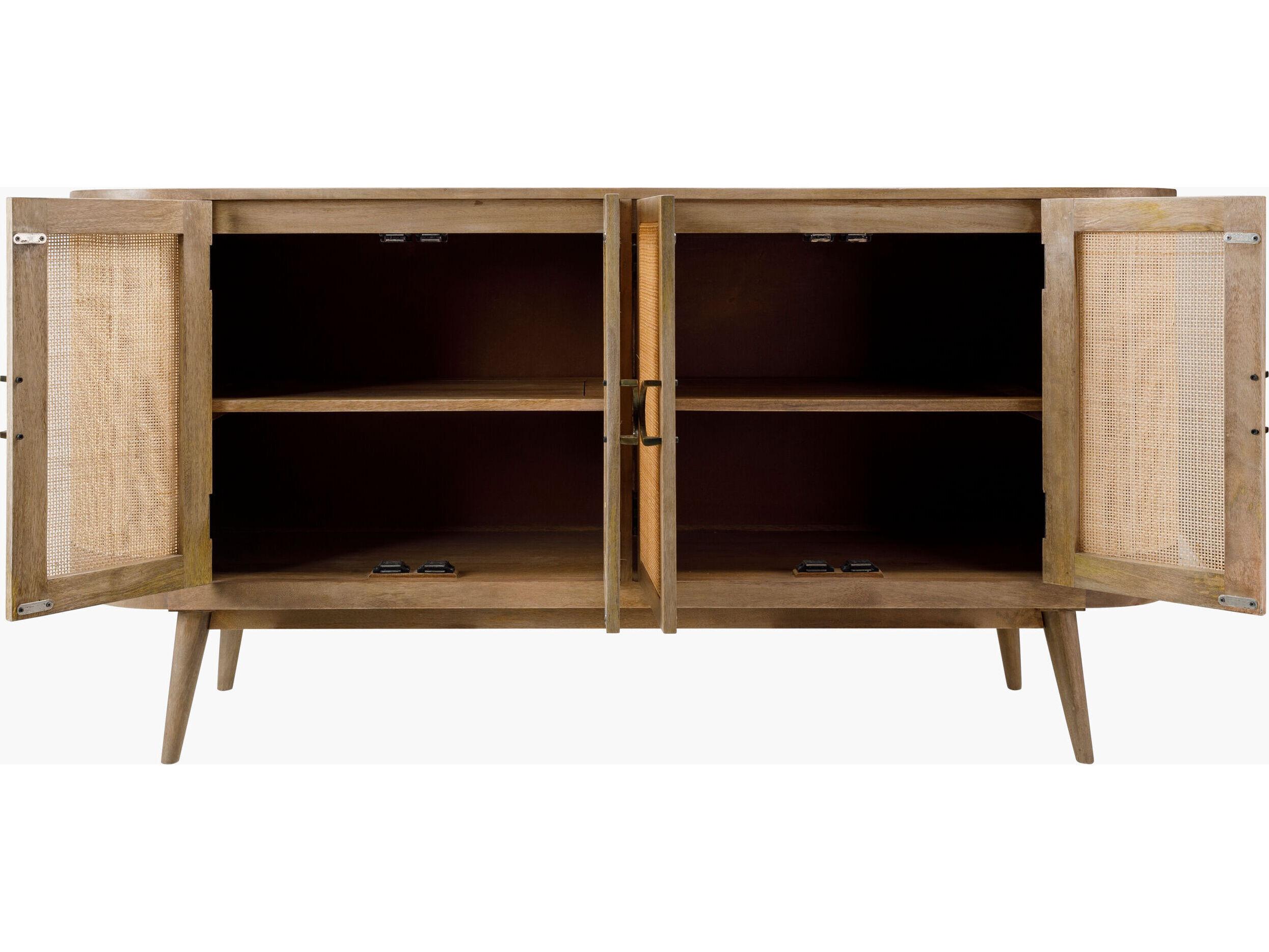 Surya Avadi 68" Mango Wood Brown Sideboard