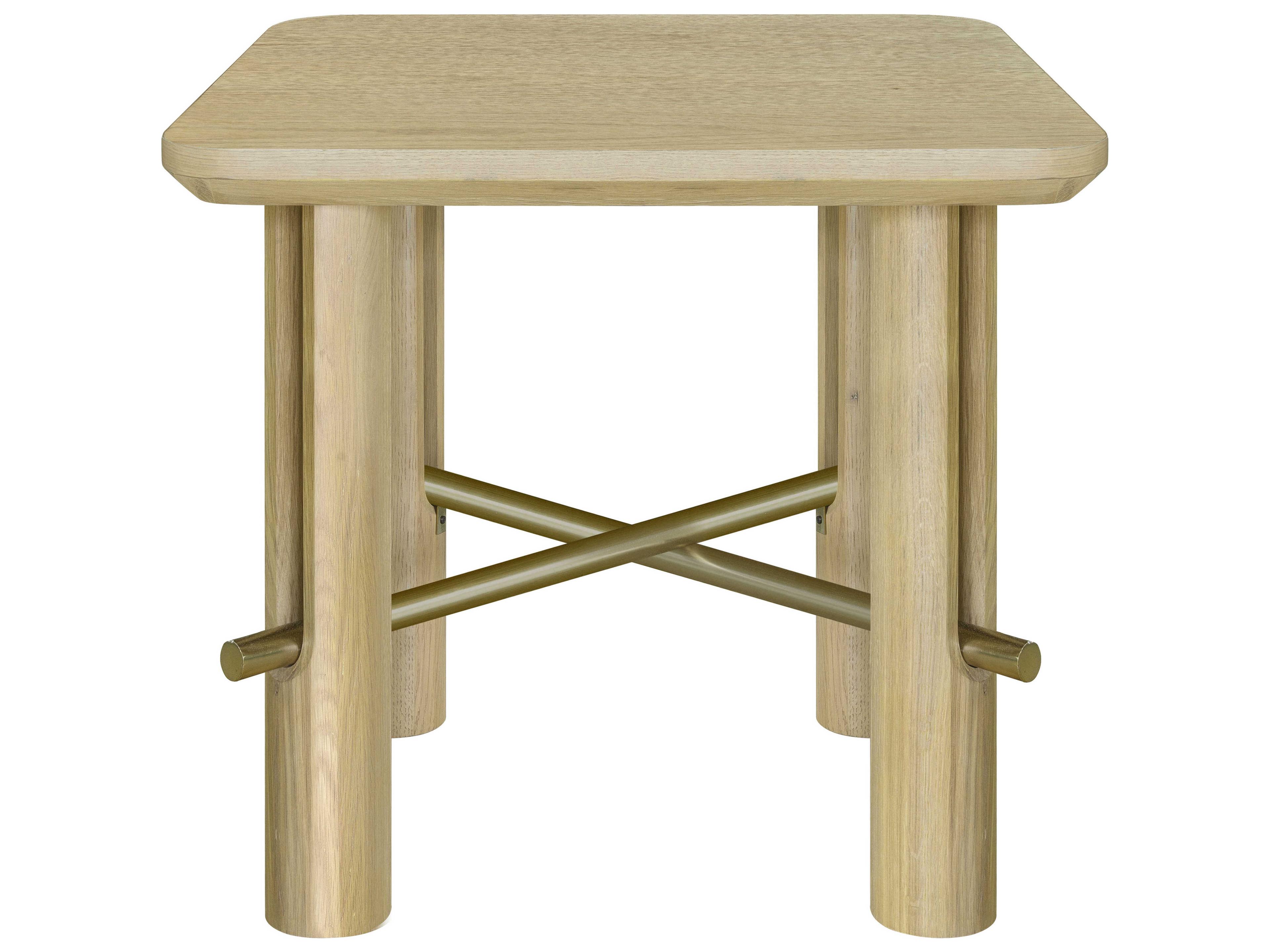 Surya Valdo Square Wood End Table