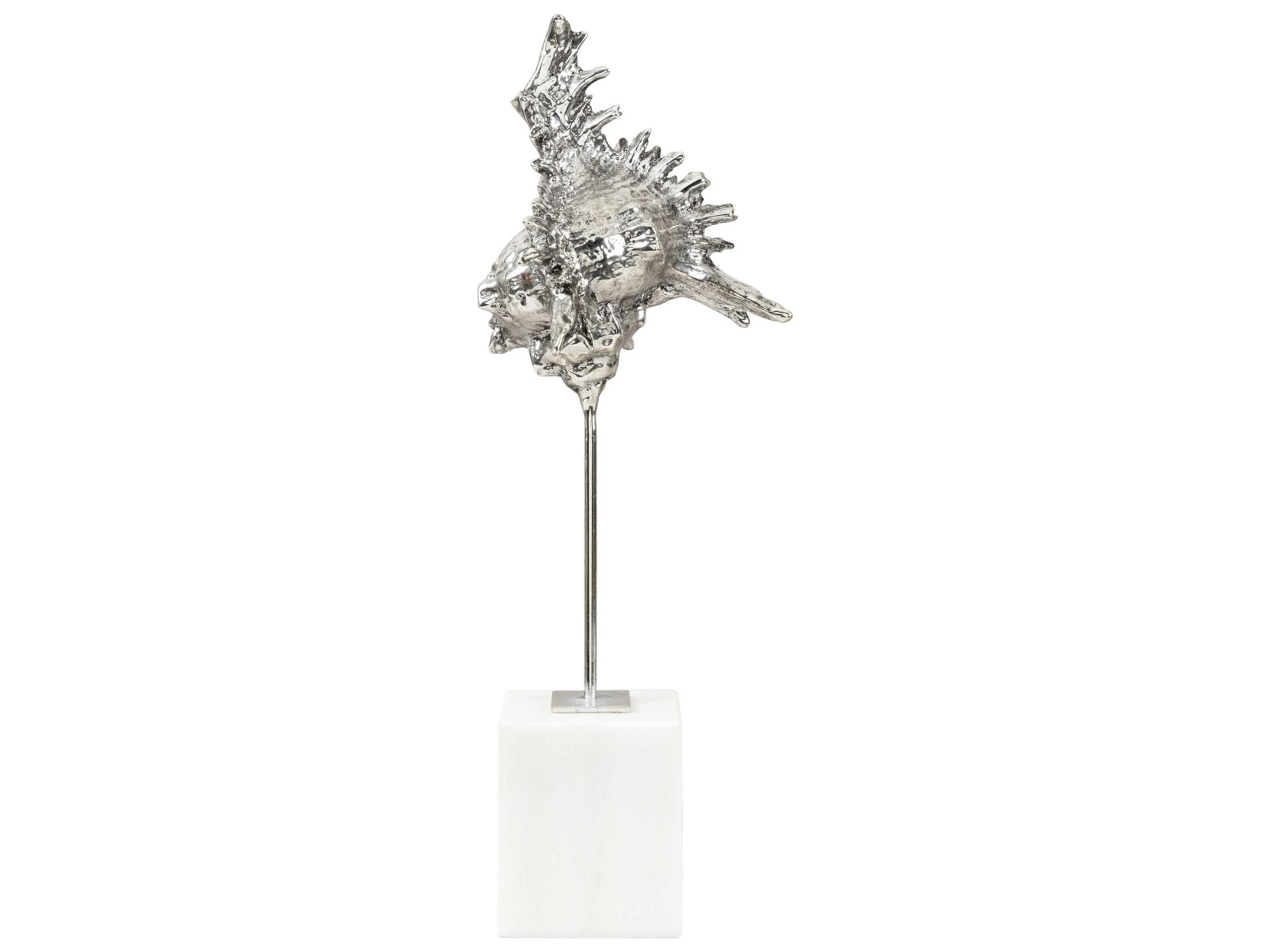 Surya Vitoria Metallic Silver Sculpture