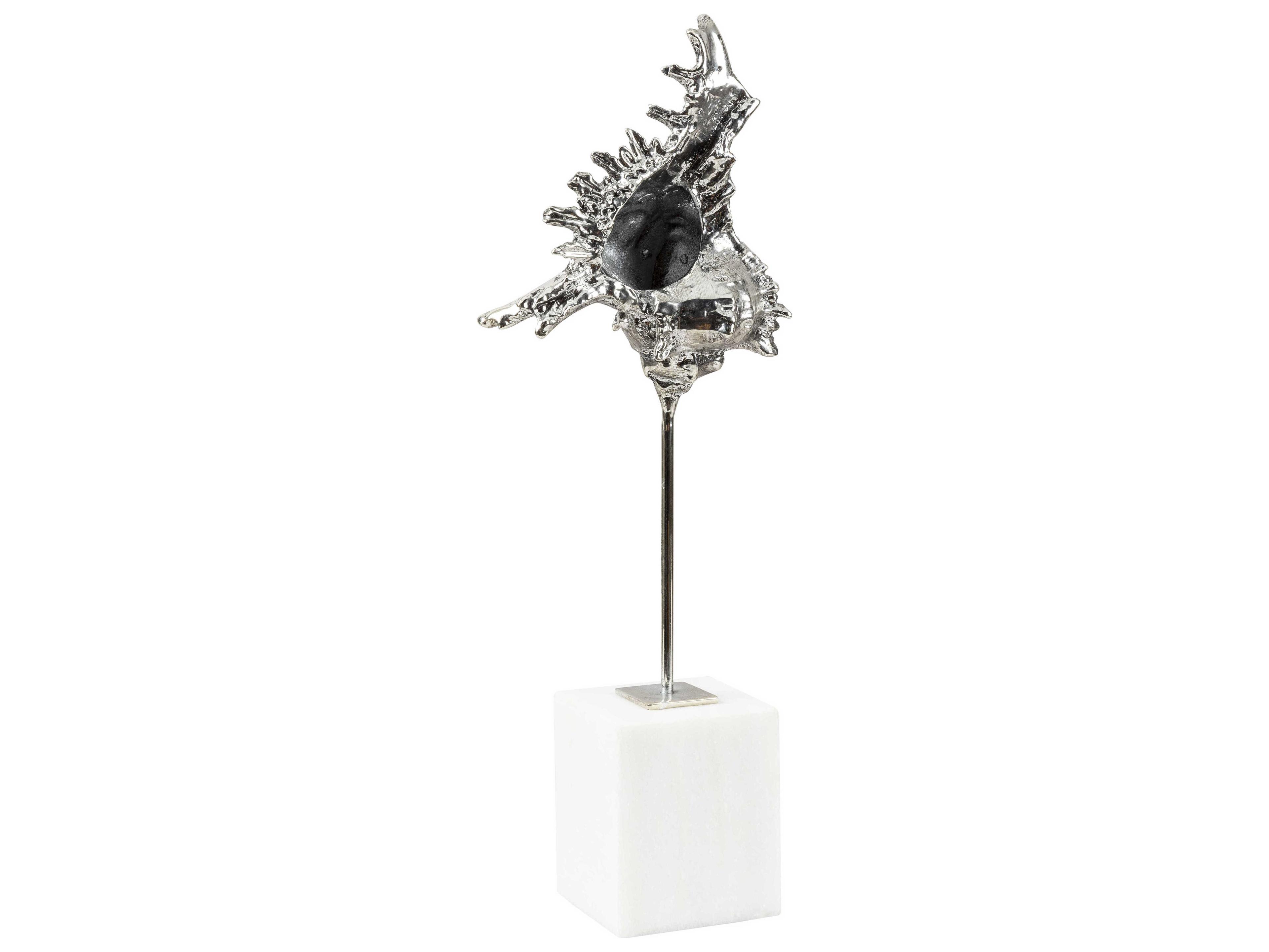 Surya Vitoria Metallic Silver Sculpture