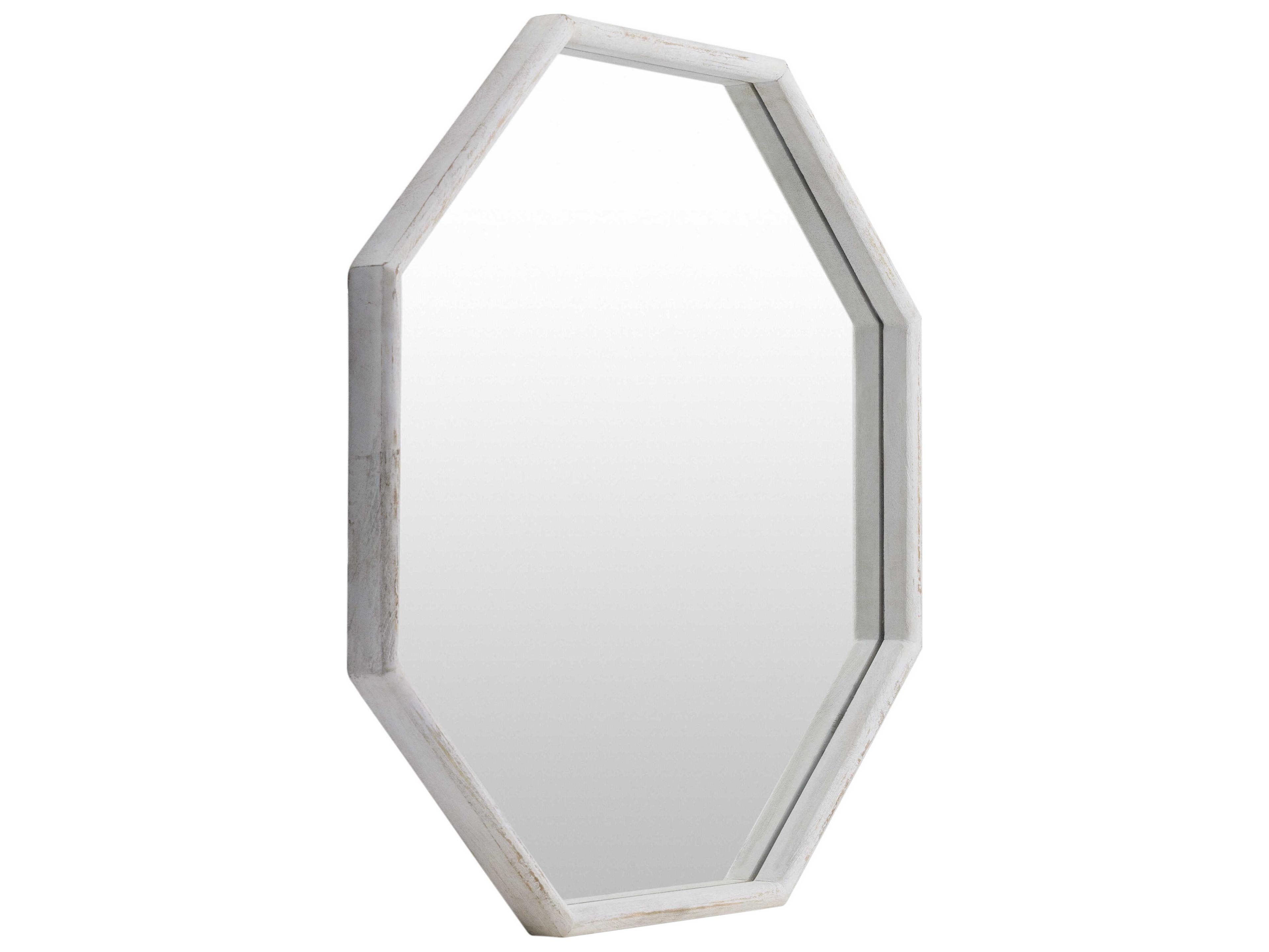 Surya Weipa White Wall Mirror