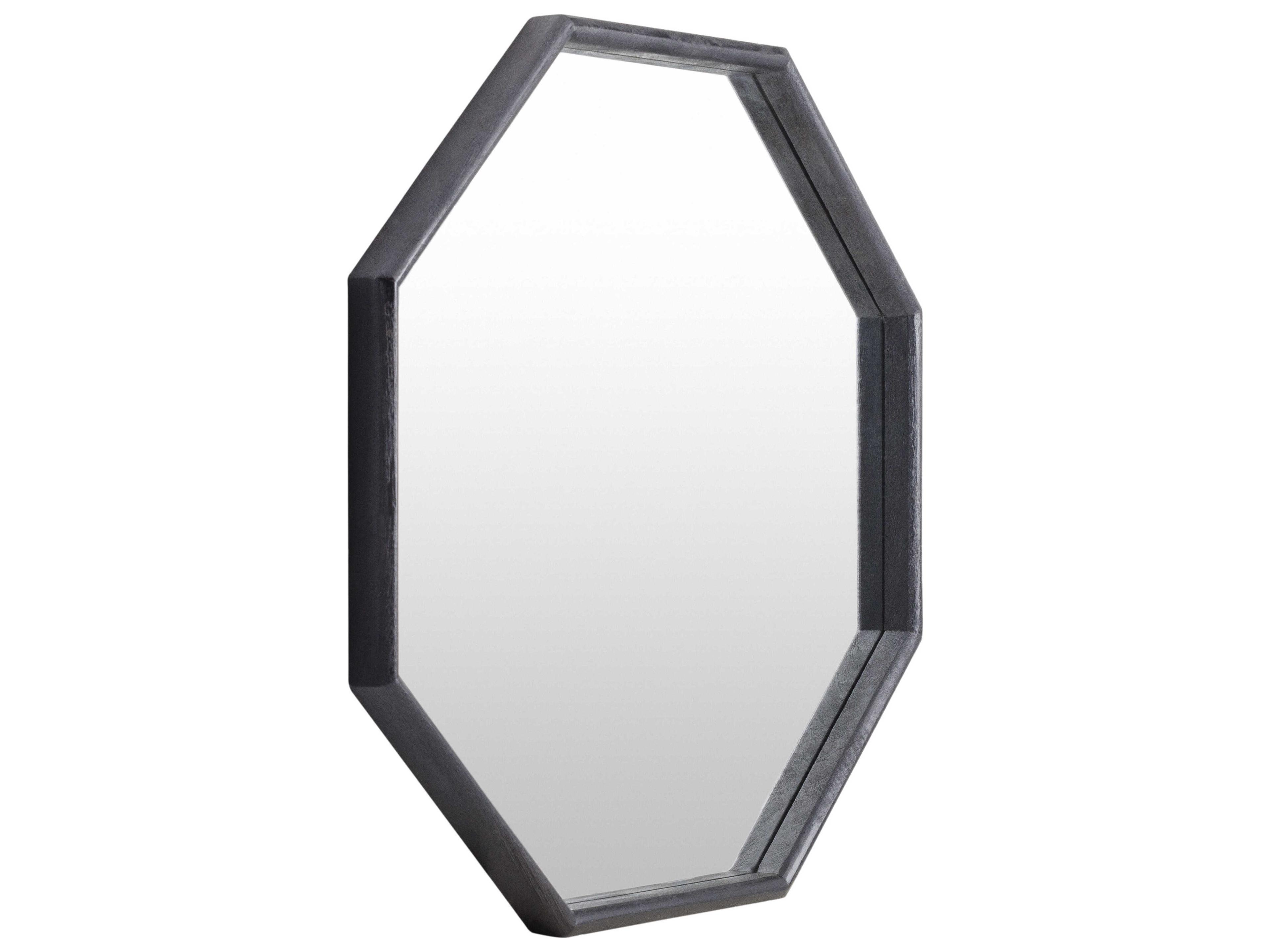 Surya Weipa Black Wall Mirror