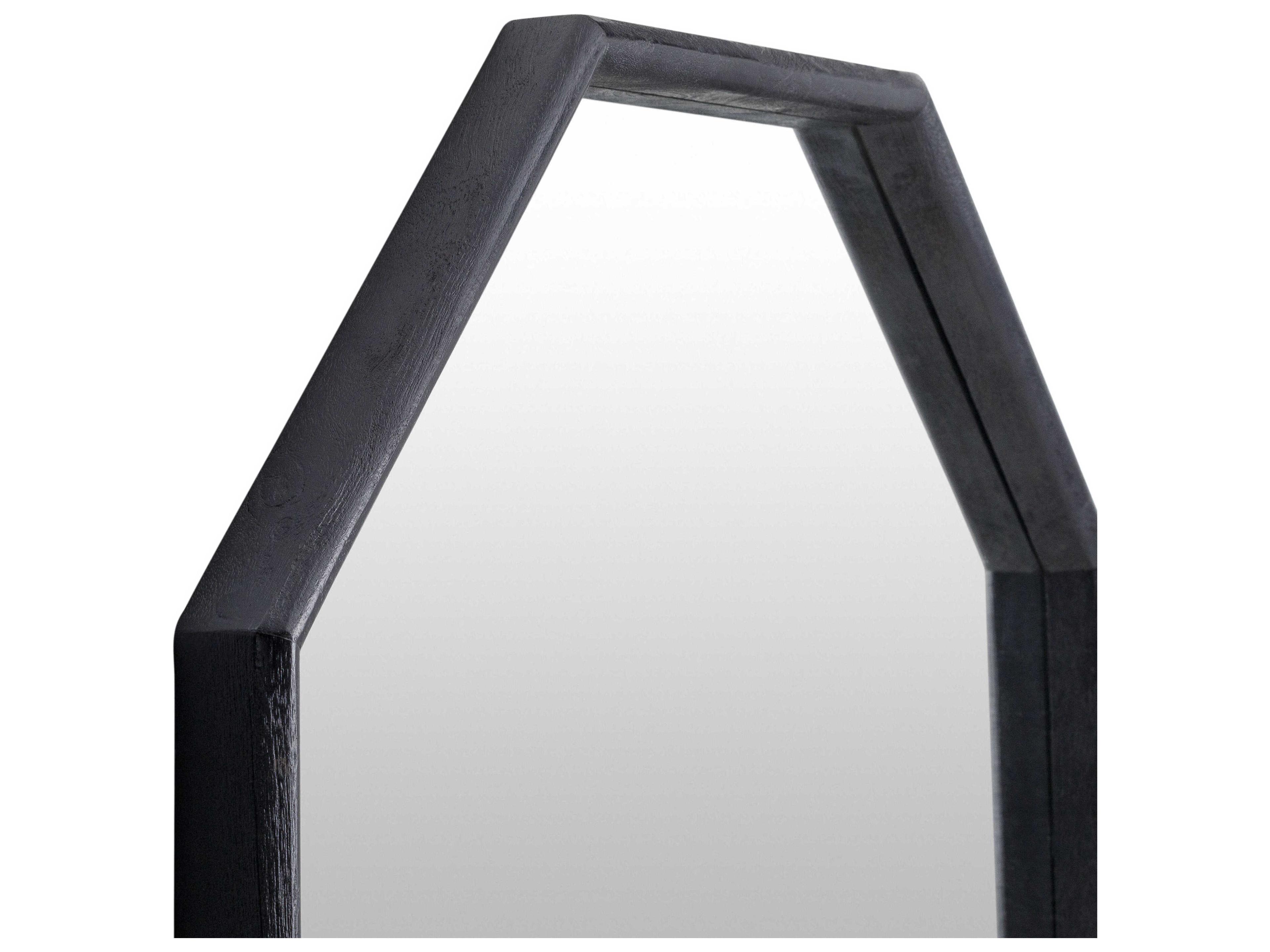 Surya Weipa Black Wall Mirror
