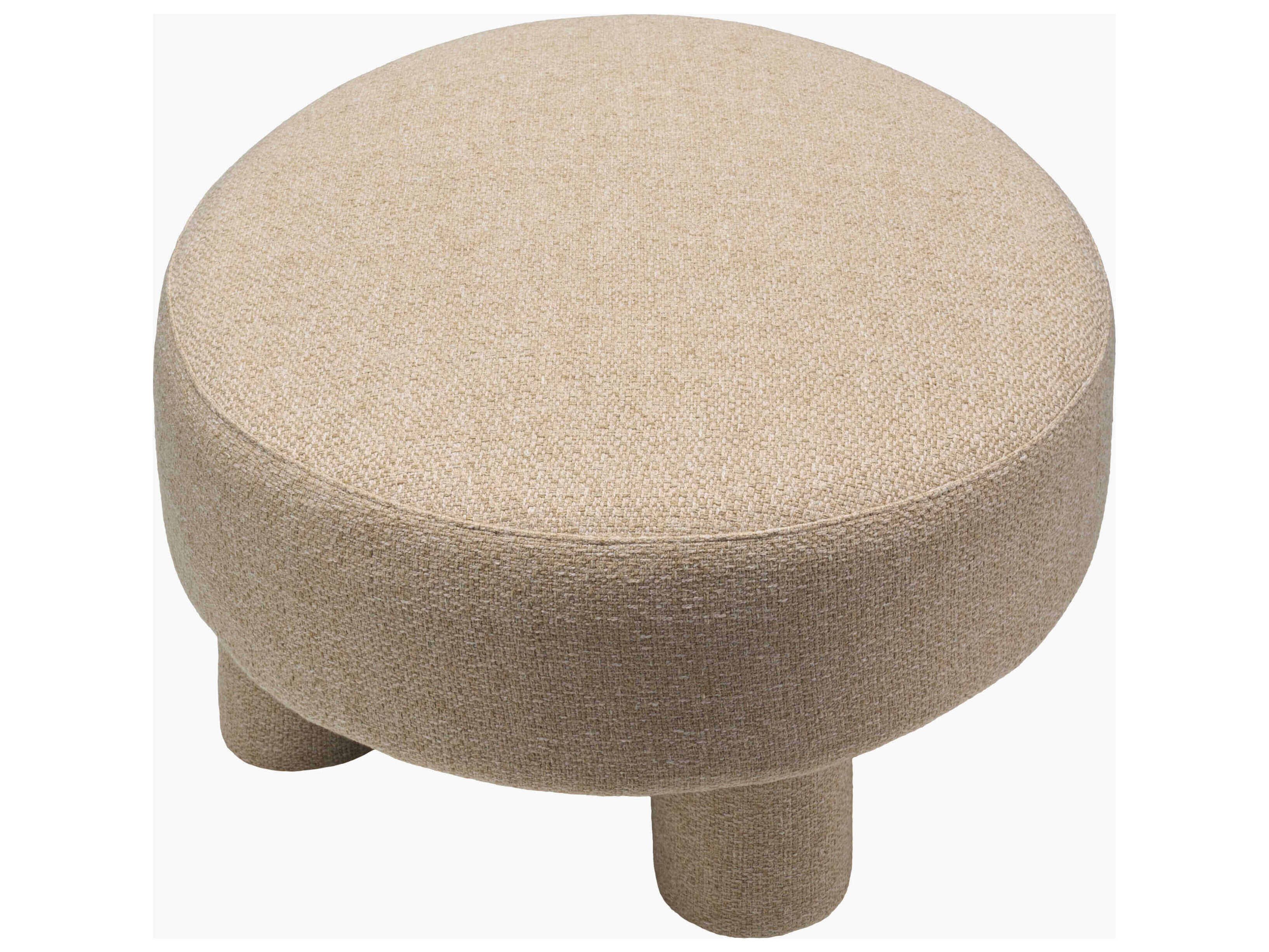 Surya Welly Brown Upholstered Ottoman