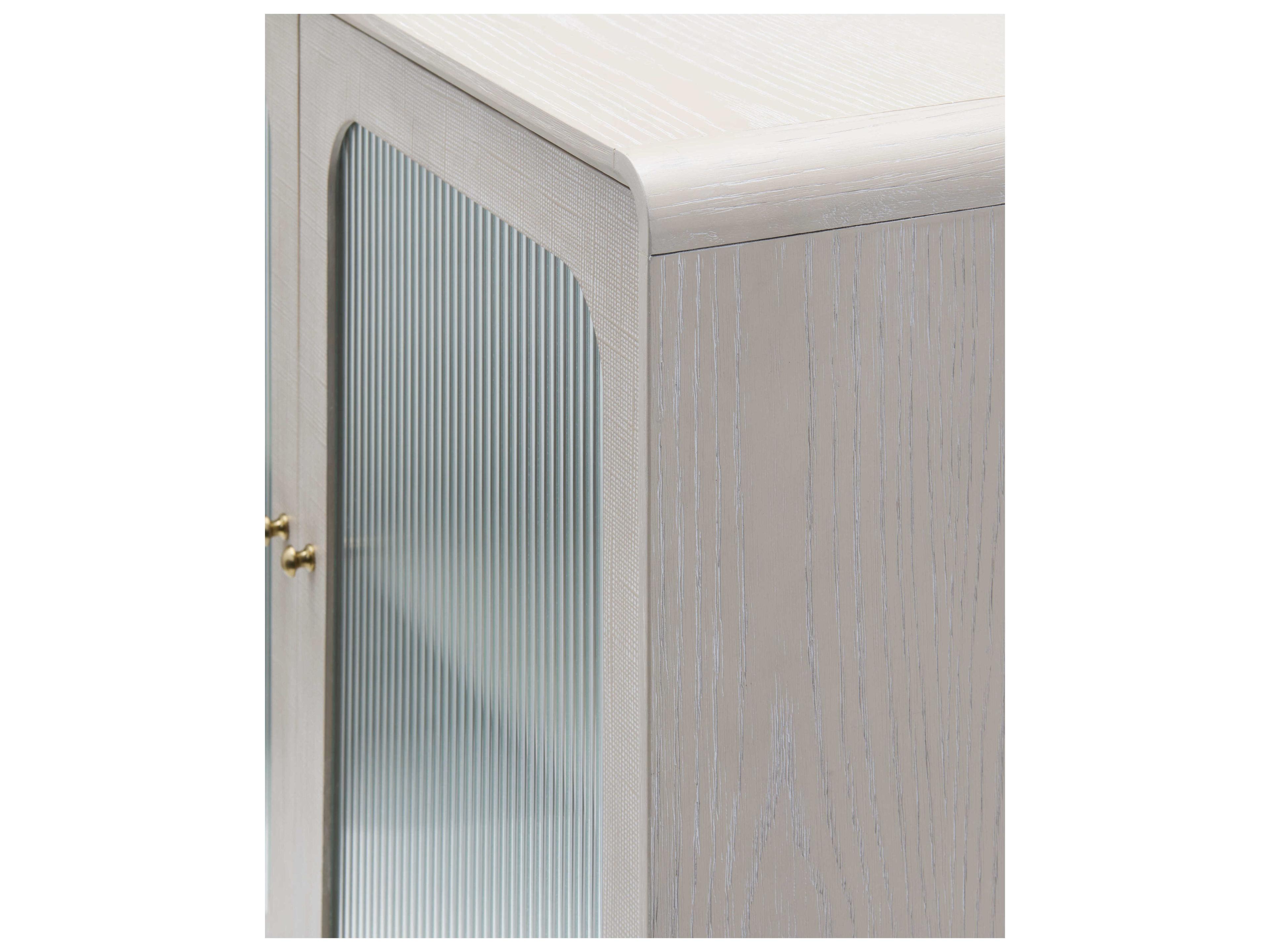 Surya Wren Light Gray Clear Oak Wood Accent Chest