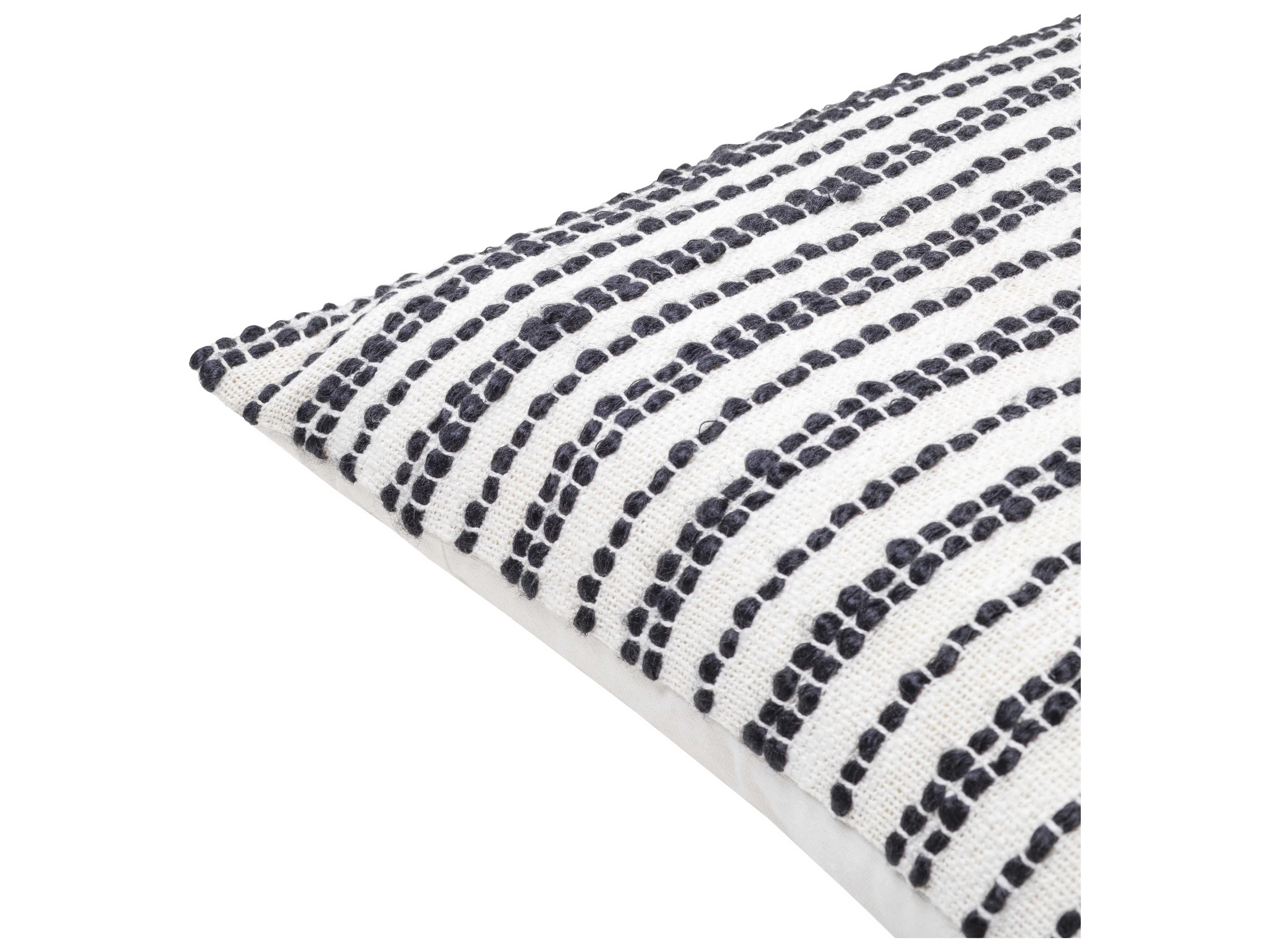 Surya Weaver Black Pillow