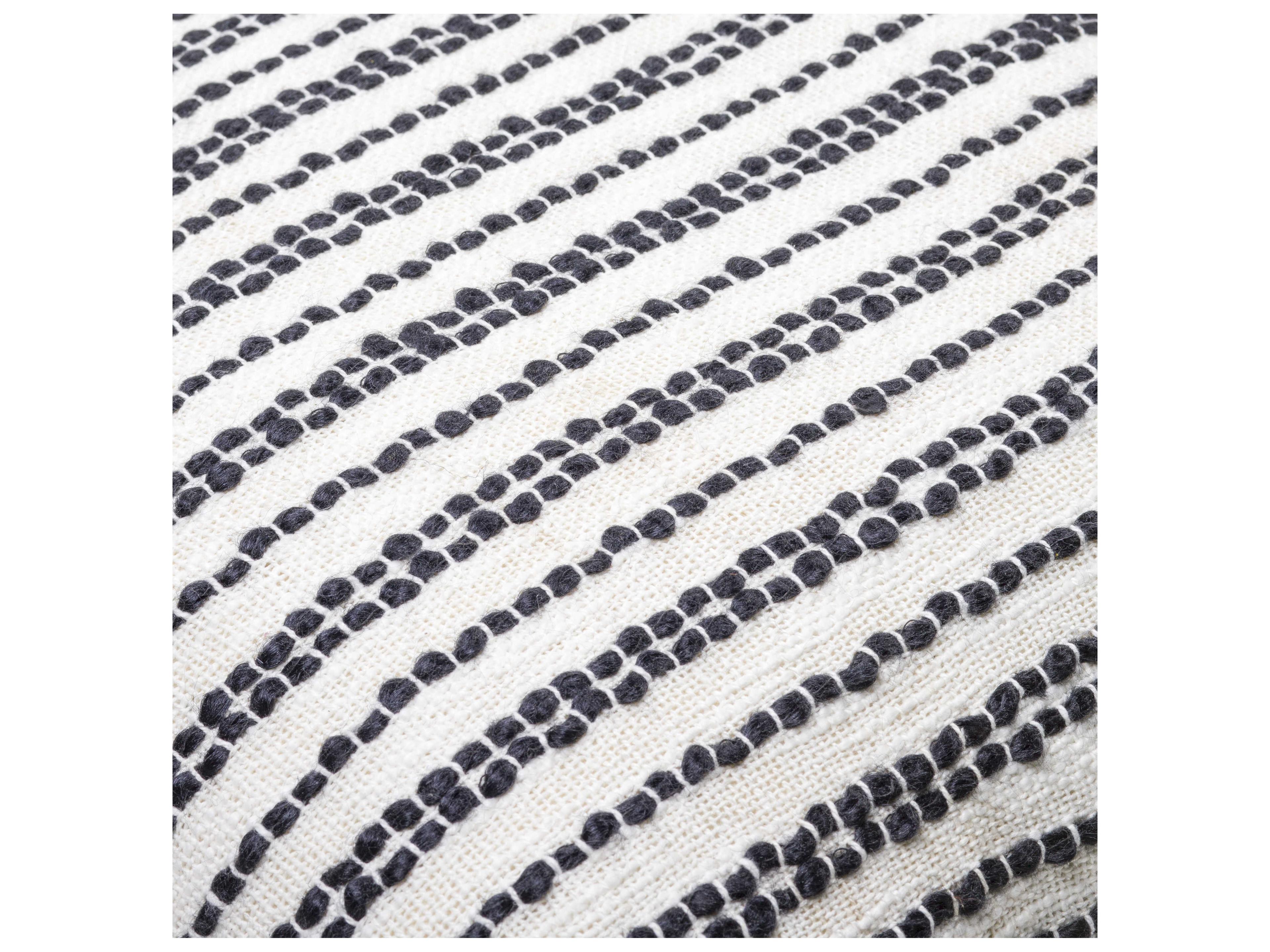 Surya Weaver Black Pillow