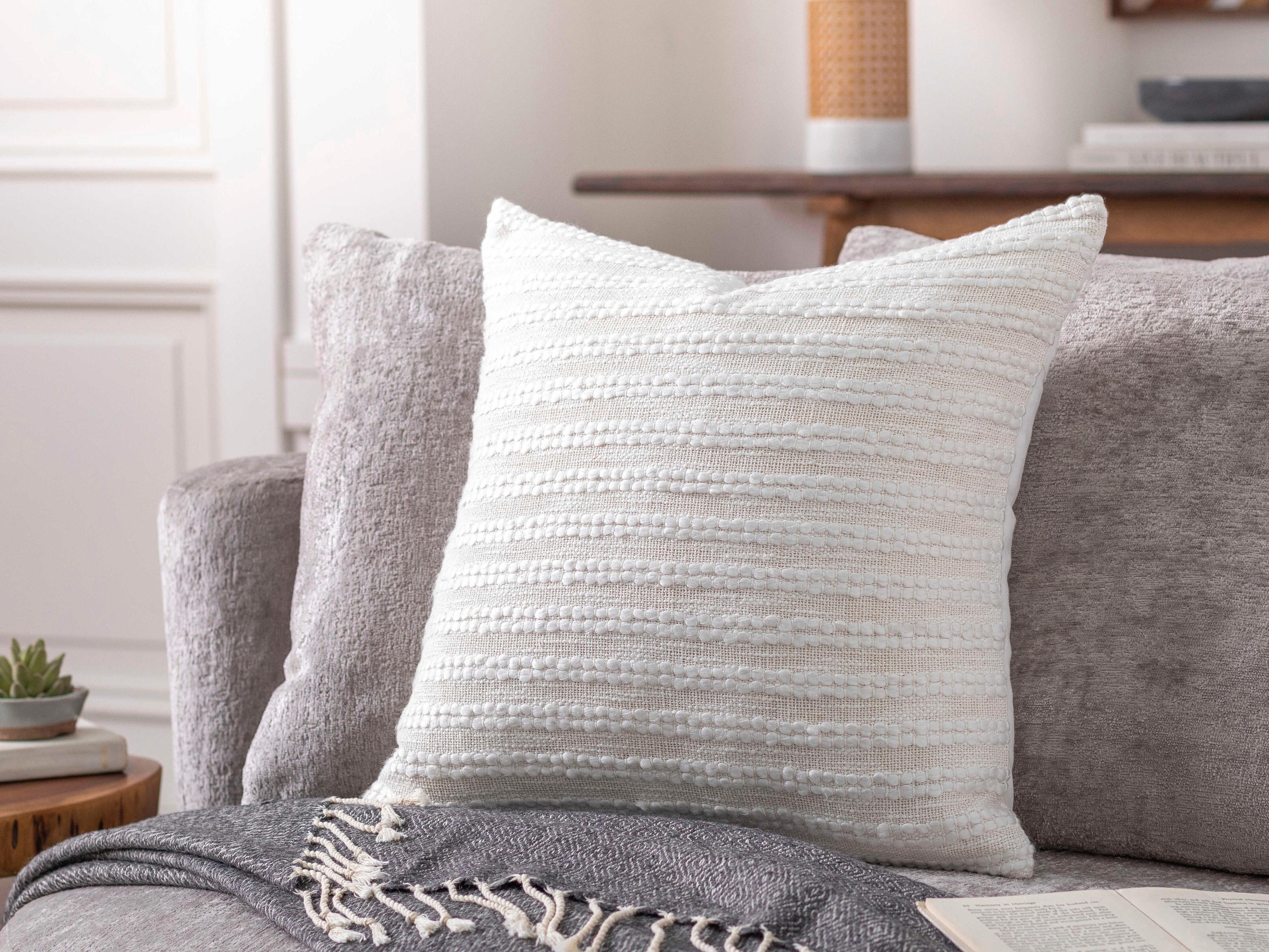 Surya Weaver Ivory Pillow