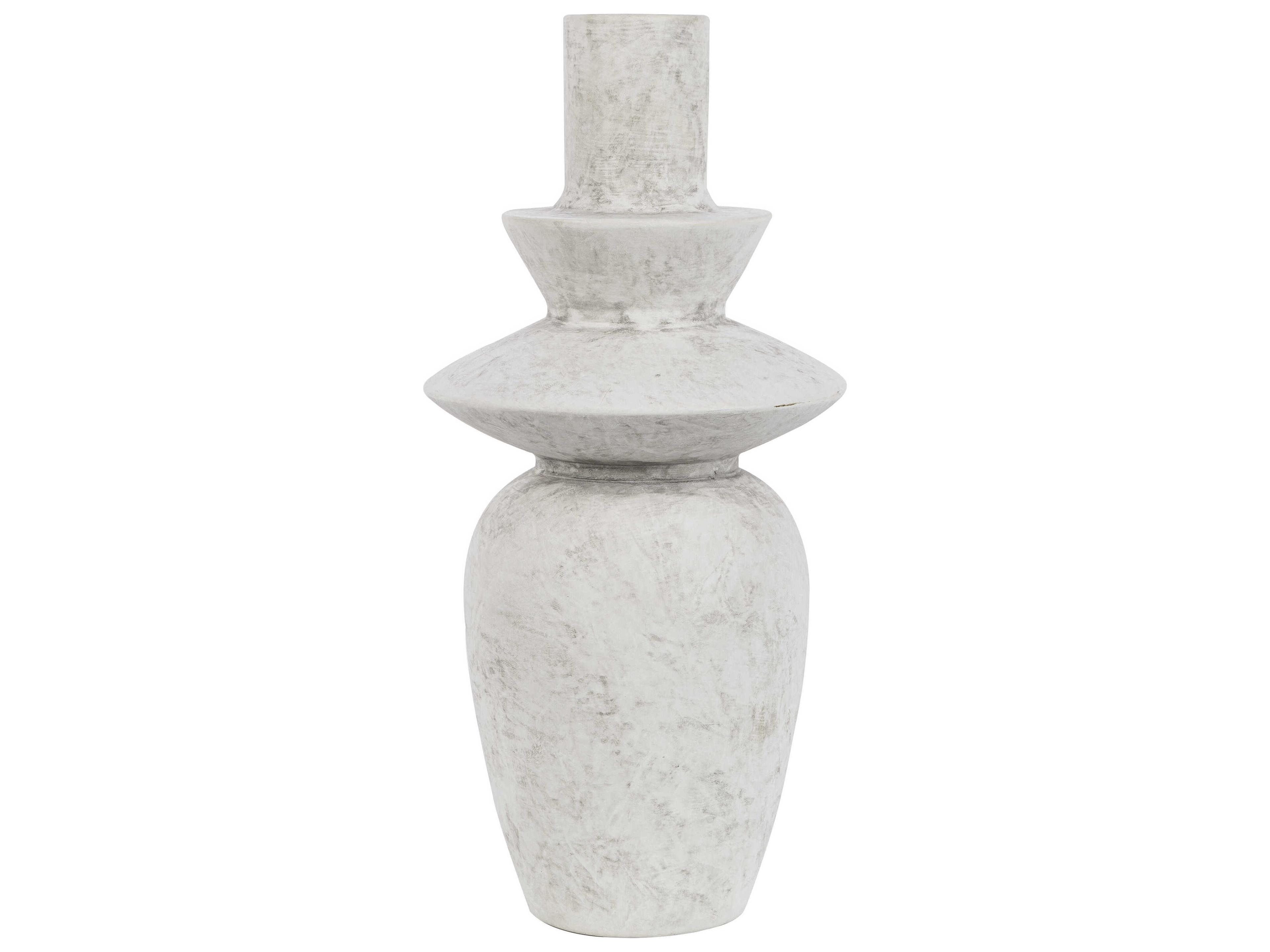 Surya Yagya White Vase