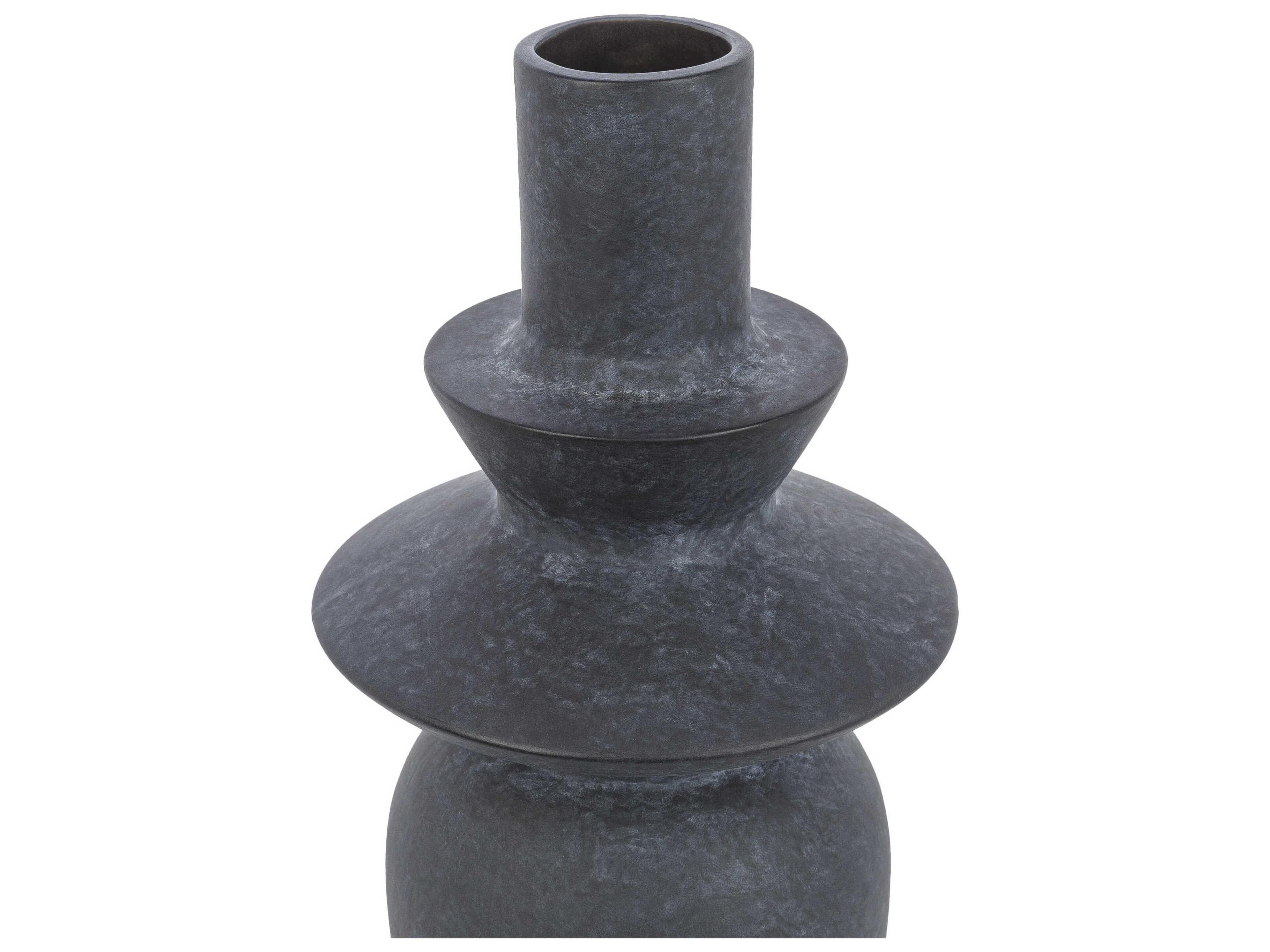 Surya Yagya Black Vase