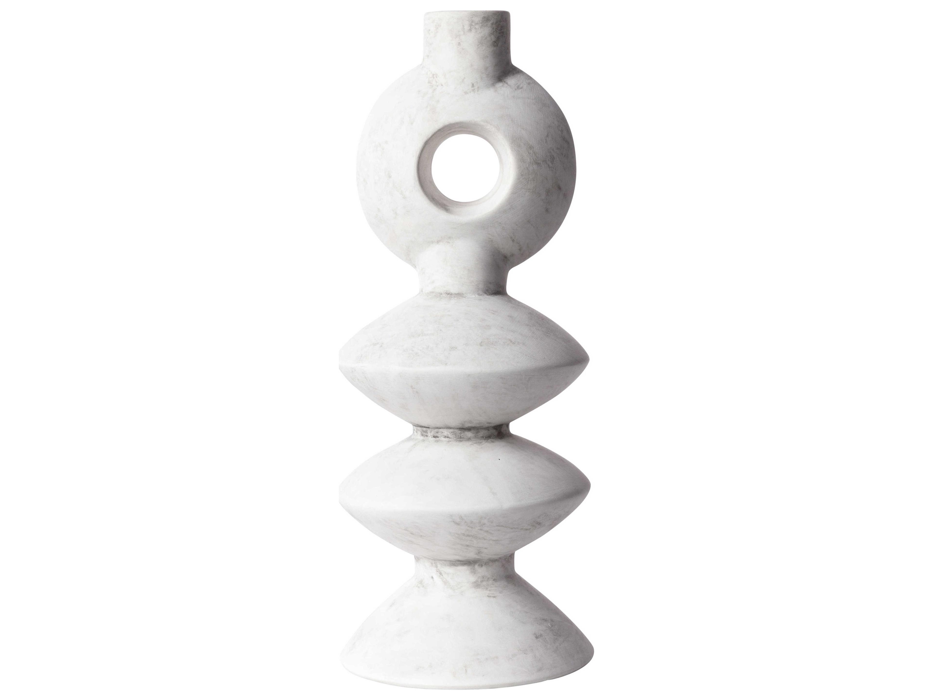 Surya Yagya White Vase