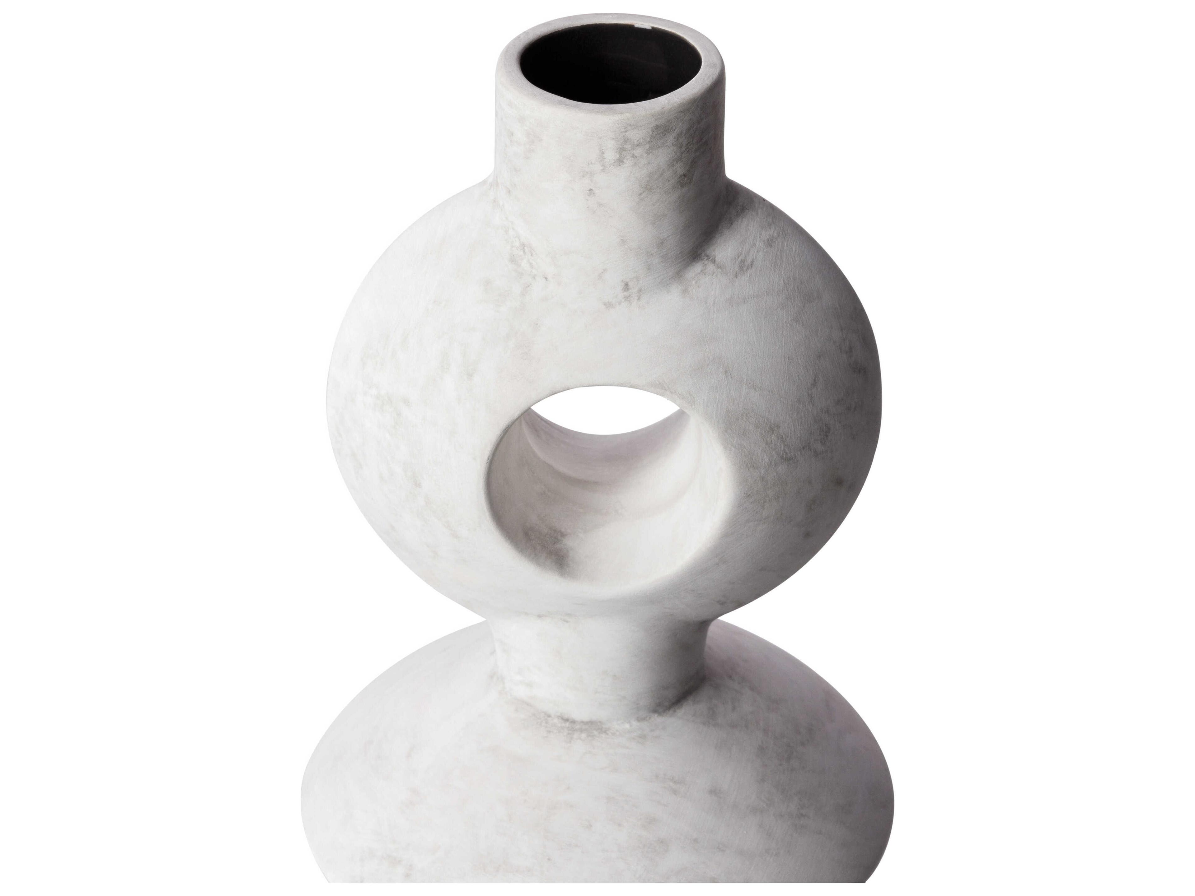 Surya Yagya White Vase