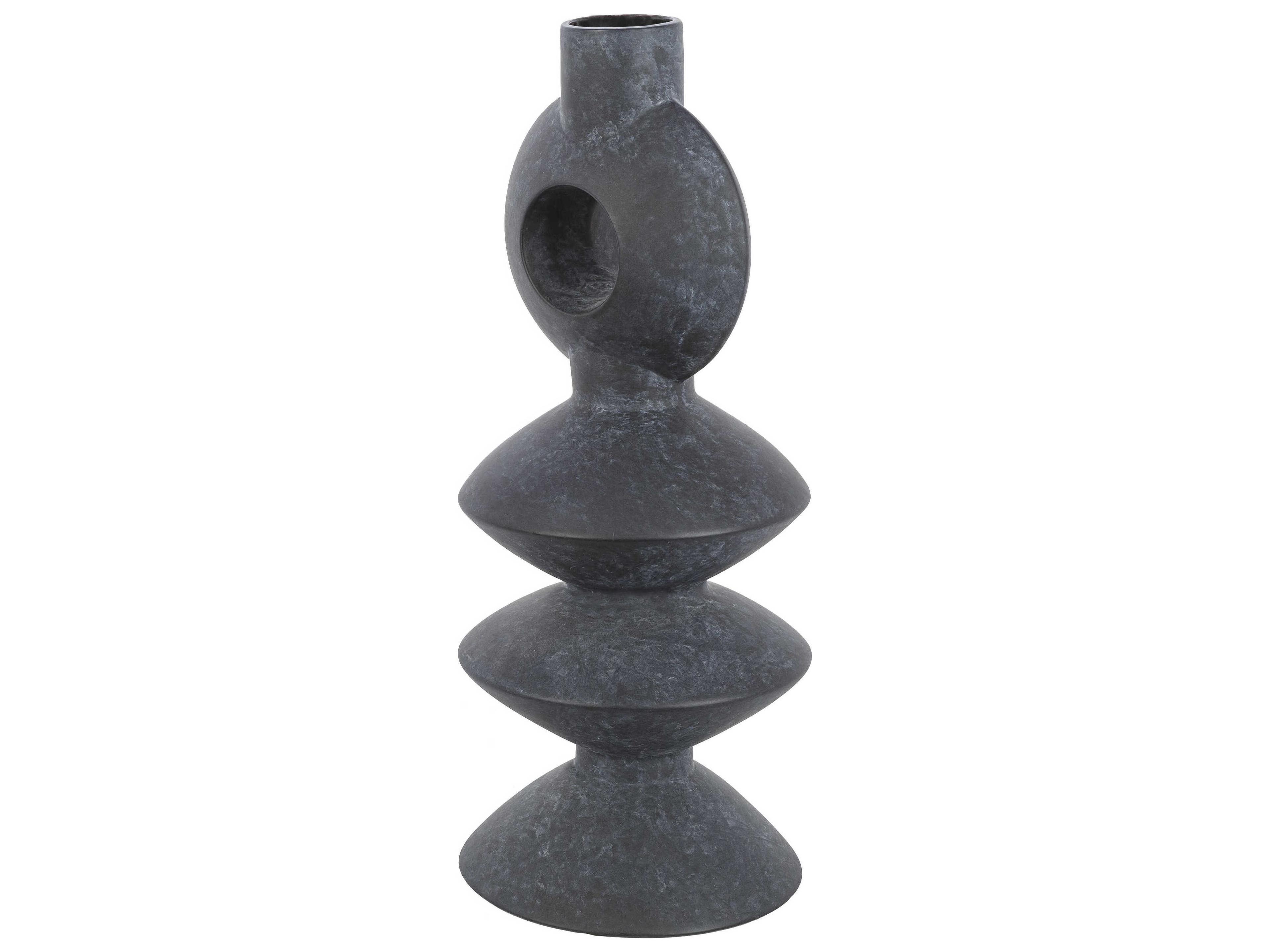 Surya Yagya Black Vase
