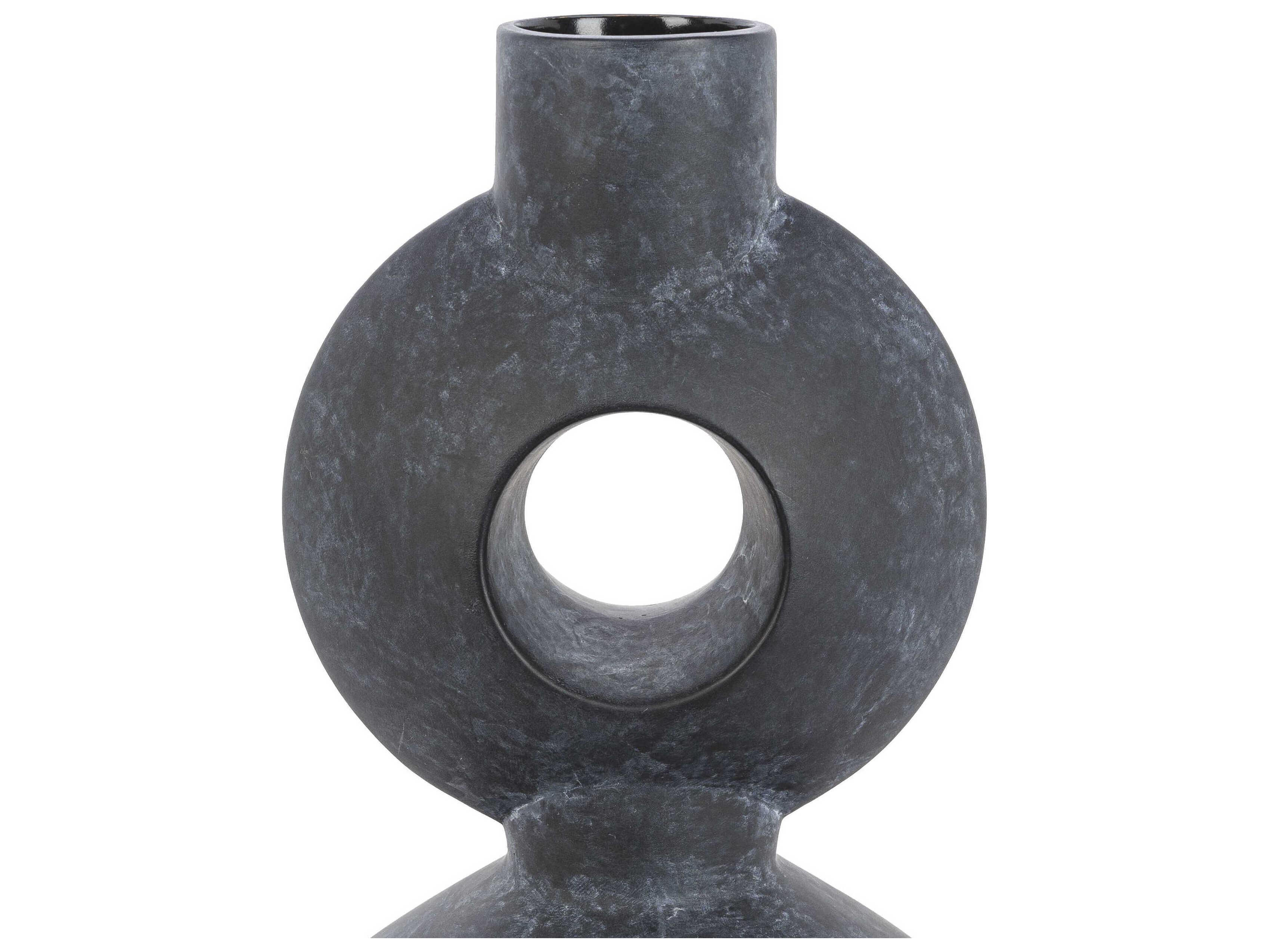 Surya Yagya Black Vase