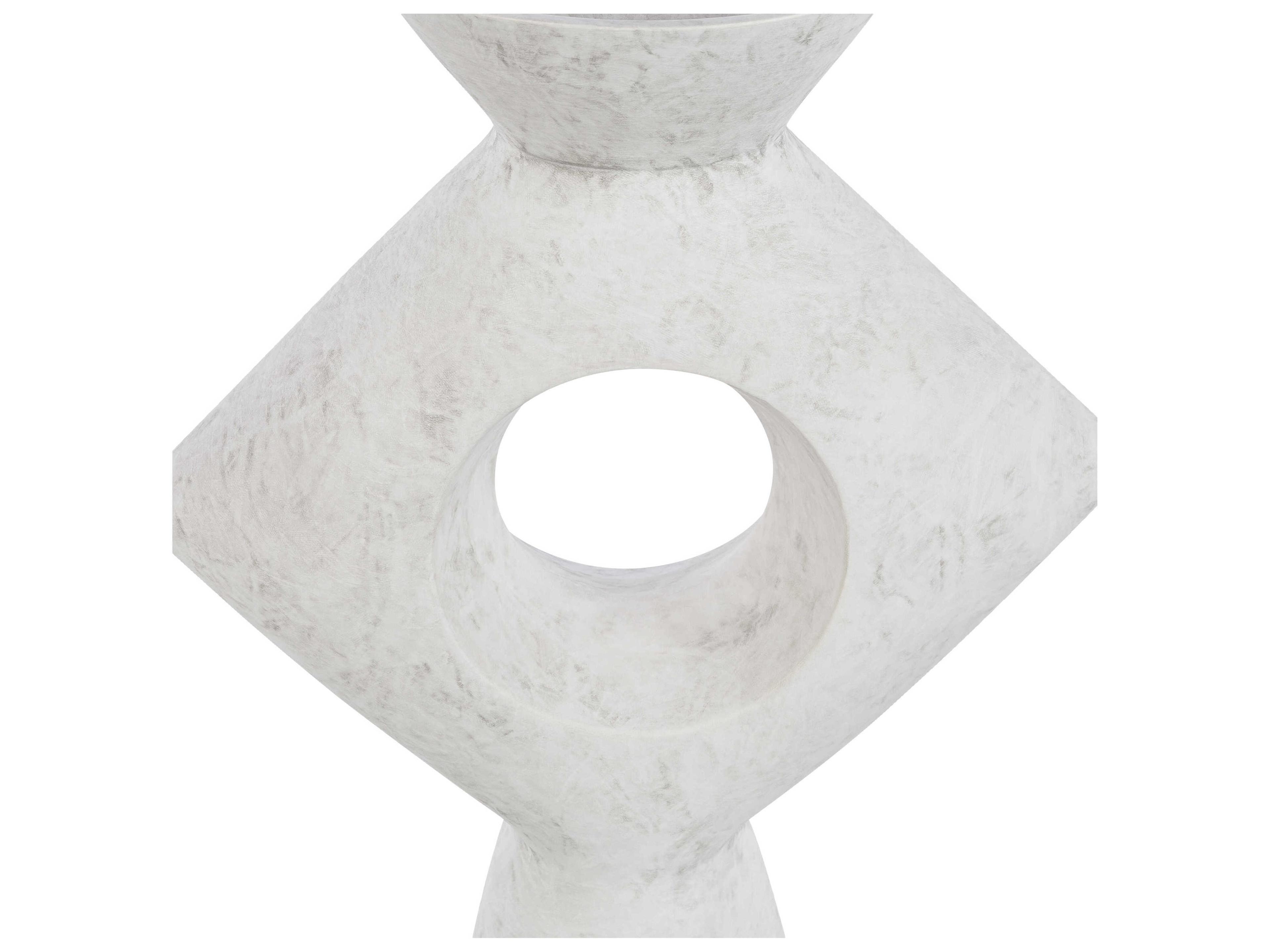 Surya Yagya White Vase