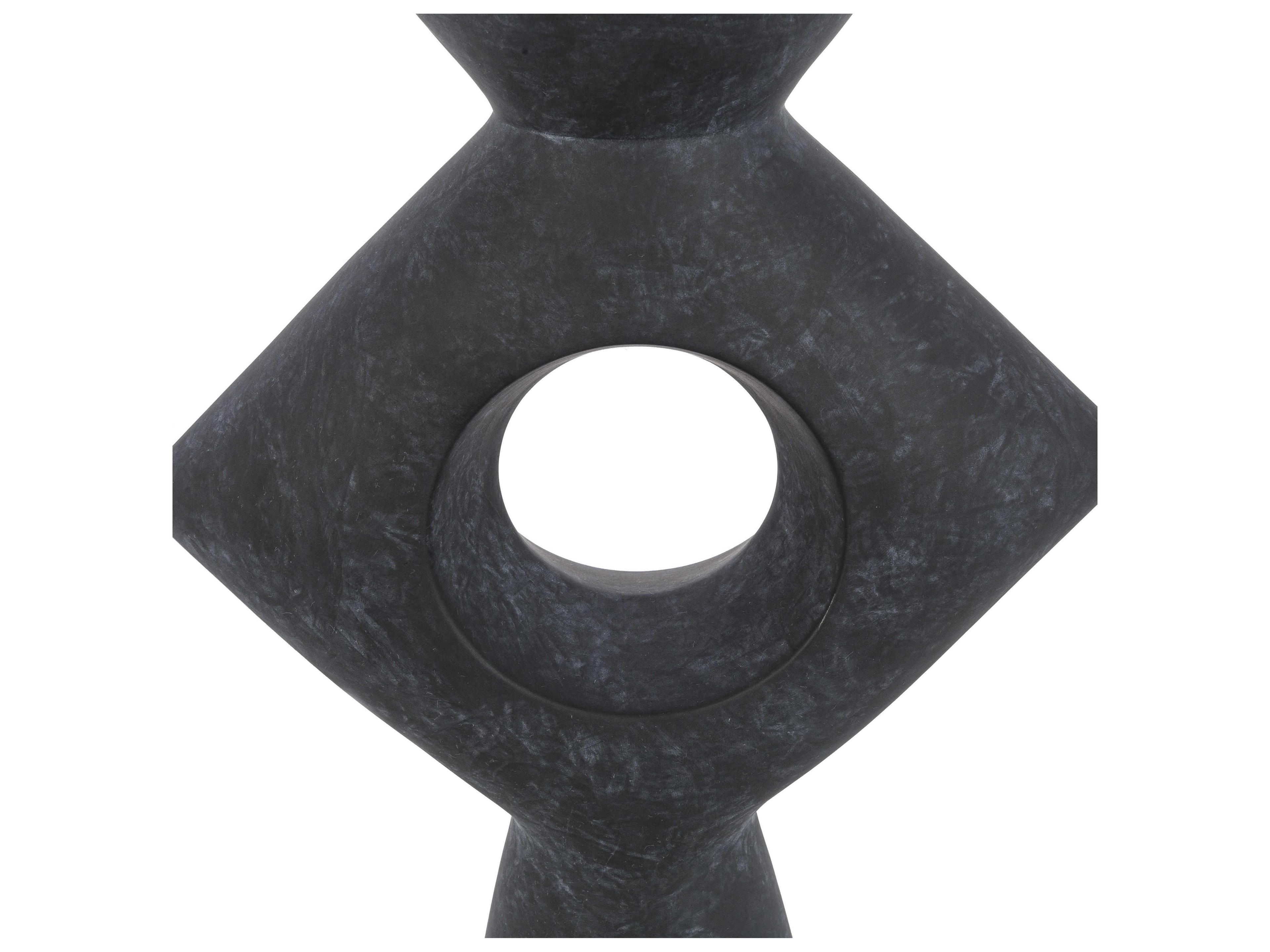 Surya Yagya Black Vase