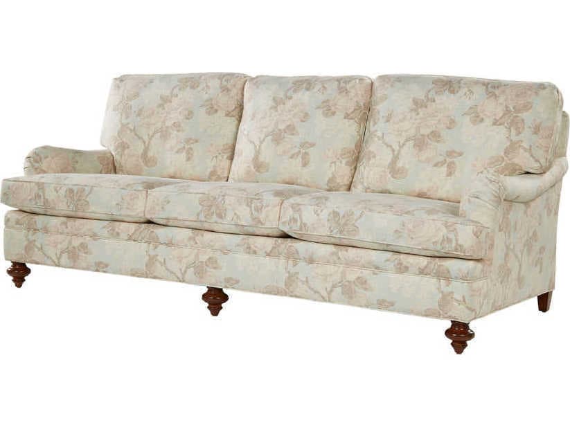 Theodore Alexander Betanie Expresso Upholstered Sofa