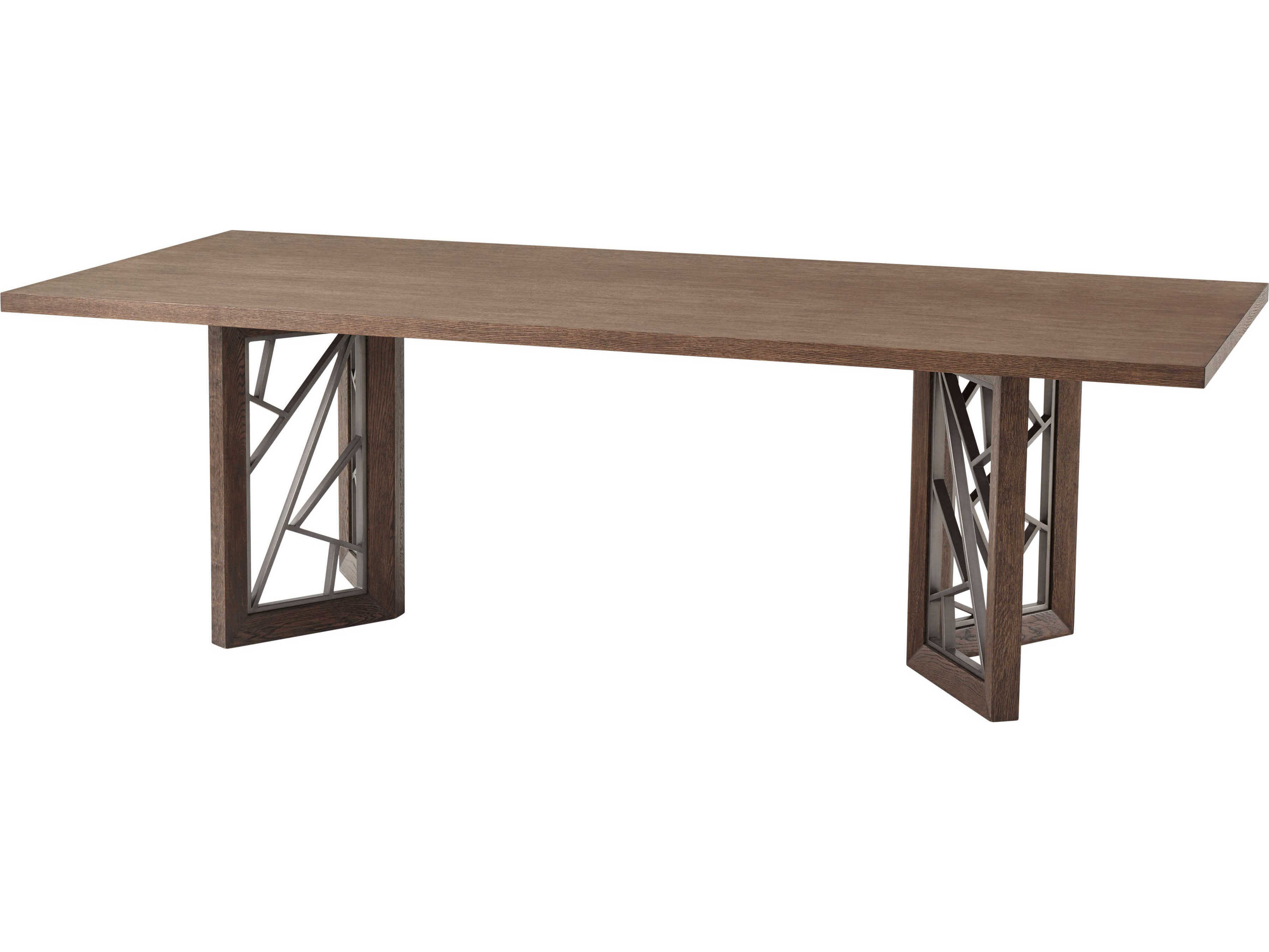 Theodore Alexander Isola Rectangular Wood Charteris Renata Dining Table