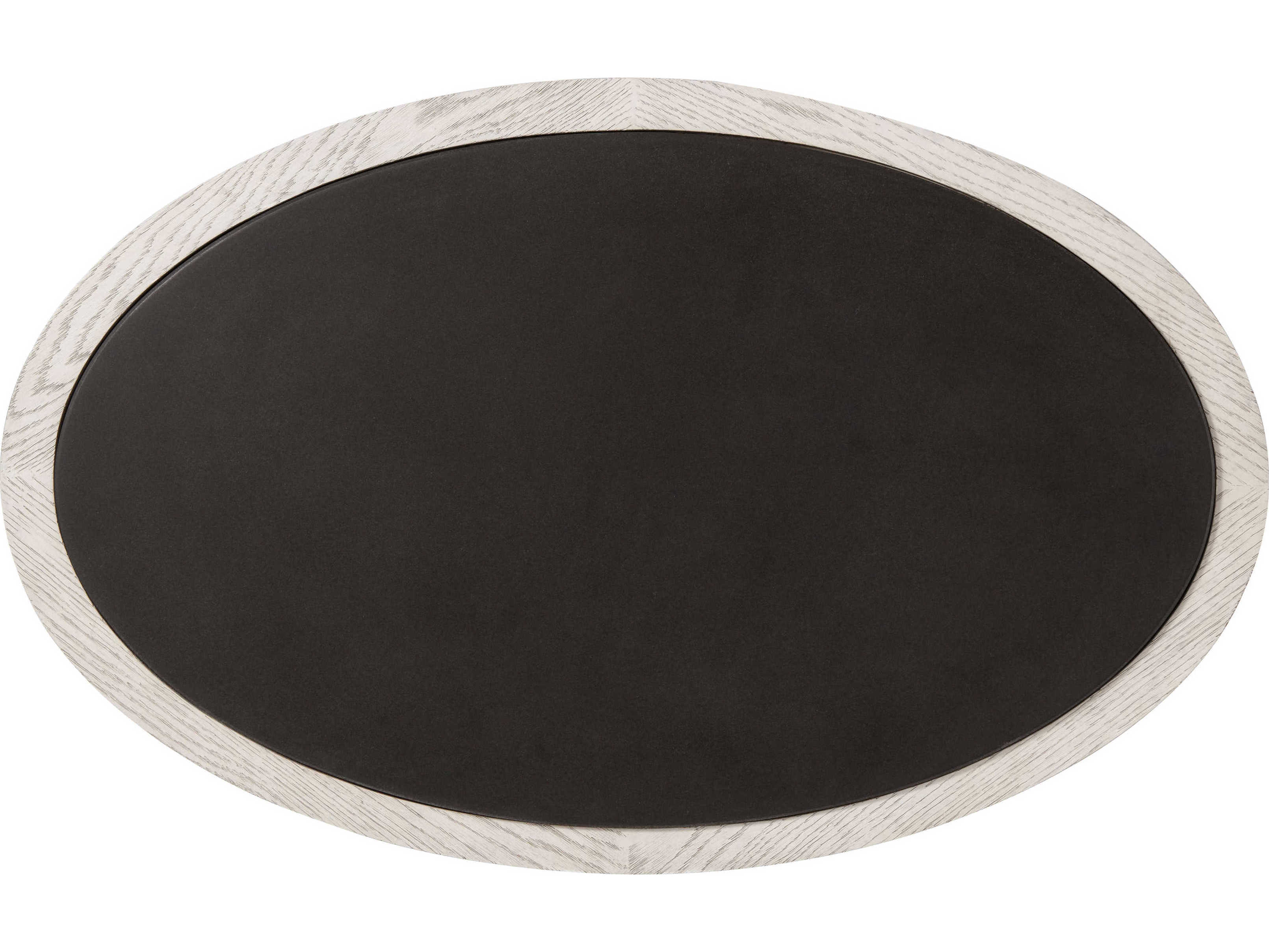 Theodore Alexander Isola 1-Drawer Gray Oak Wood Nario Nightstand