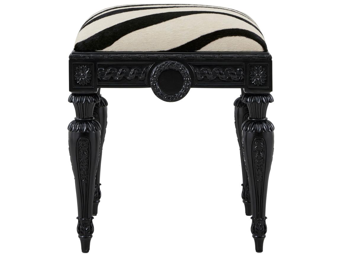 Theodore Alexander Spencer London Fur Table Stool
