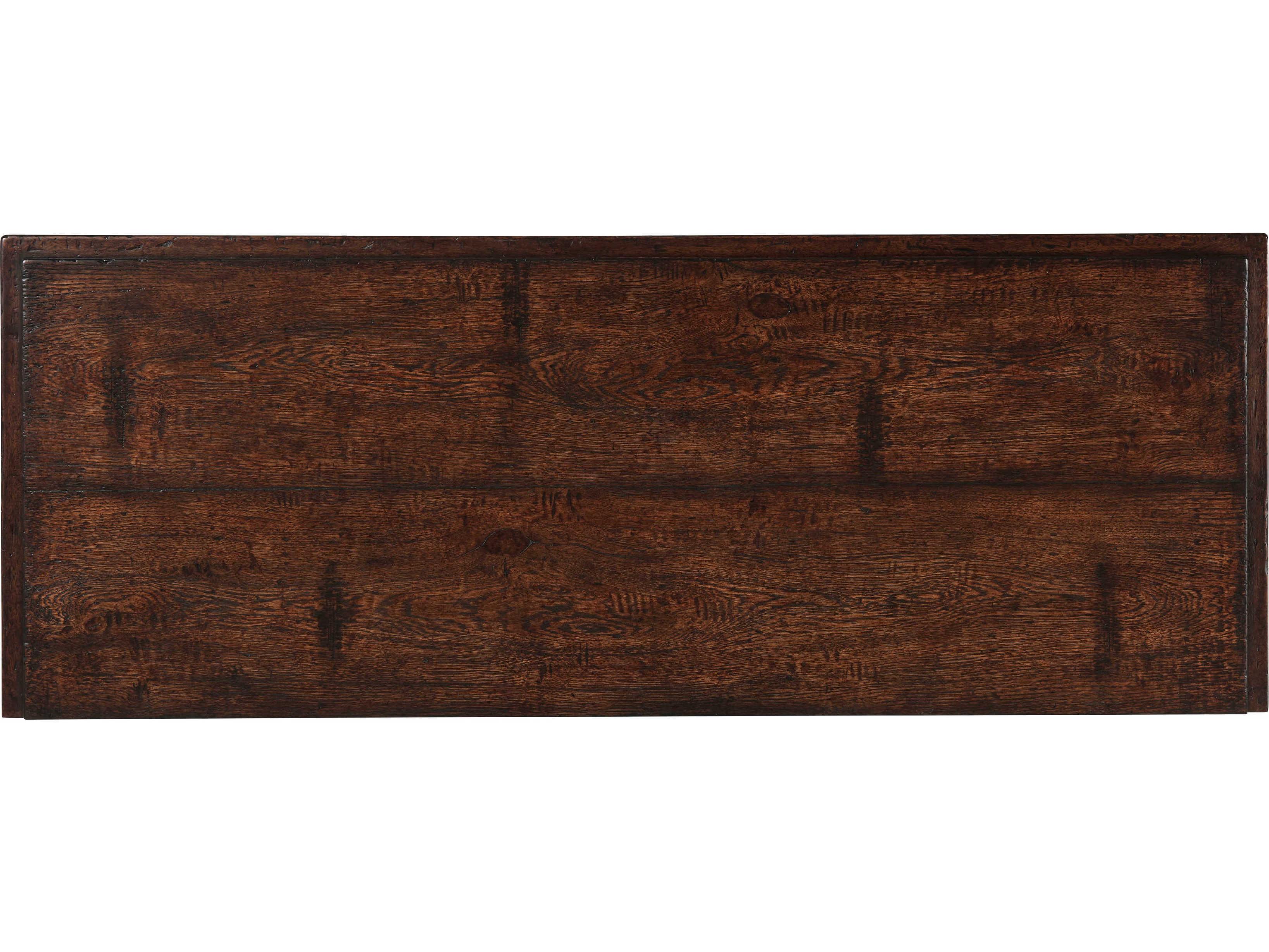 Theodore Alexander Althorp - Victory Oak 5-Drawers Brown Wood Axel Chest of Drawers