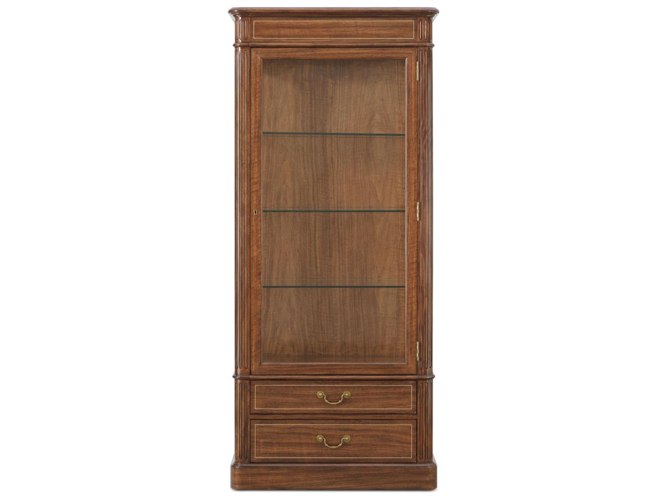 Theodore Alexander Althorp Living History Cherry Wood Display Cabinet
