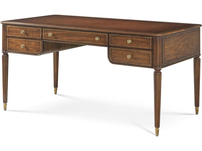 Theodore Alexander Althorp Living History Brown Cherry Wood Writing Desk