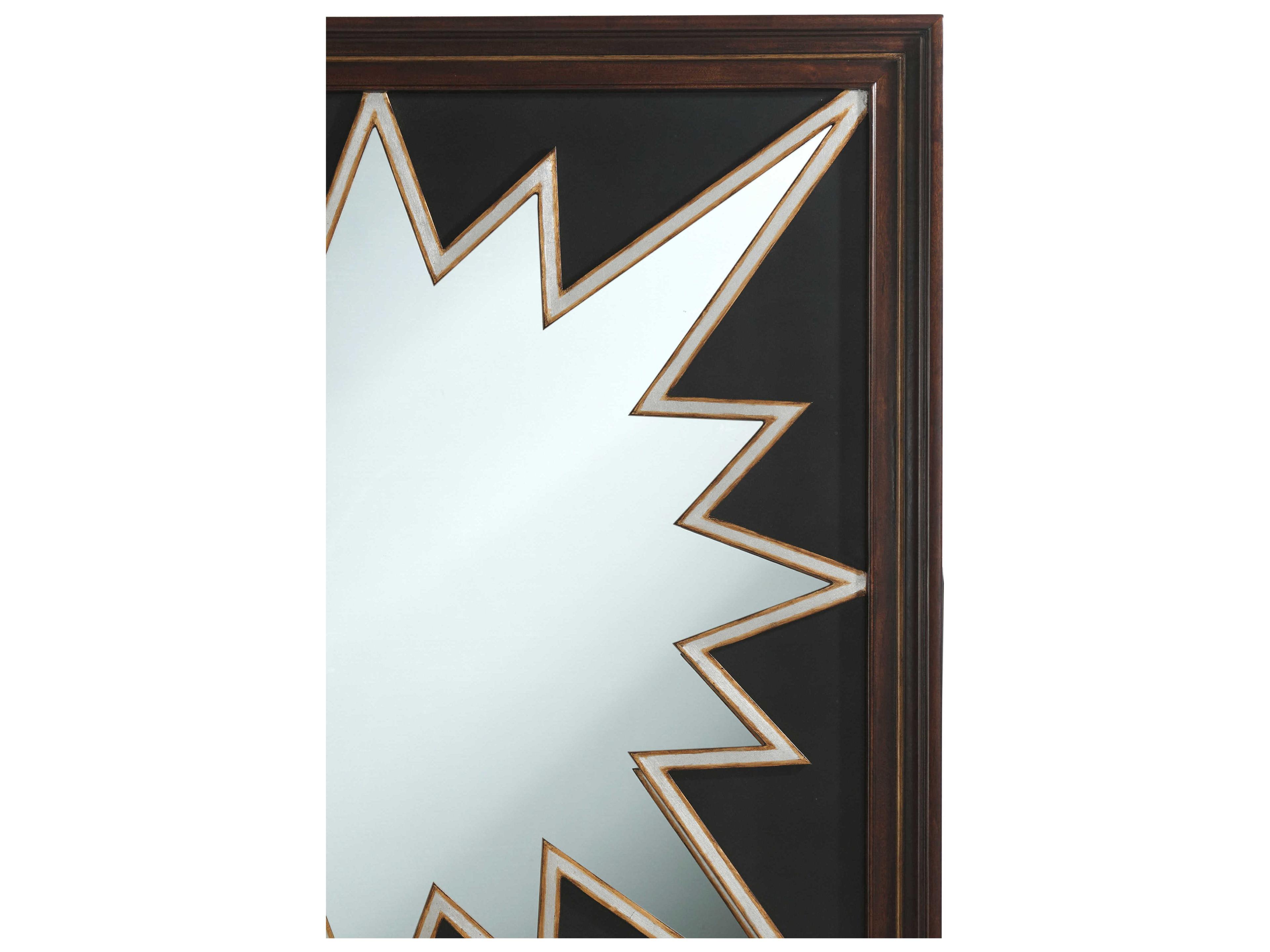 Theodore Alexander Alexa Hampton Square Black, Gold Minoo Wall Mirror