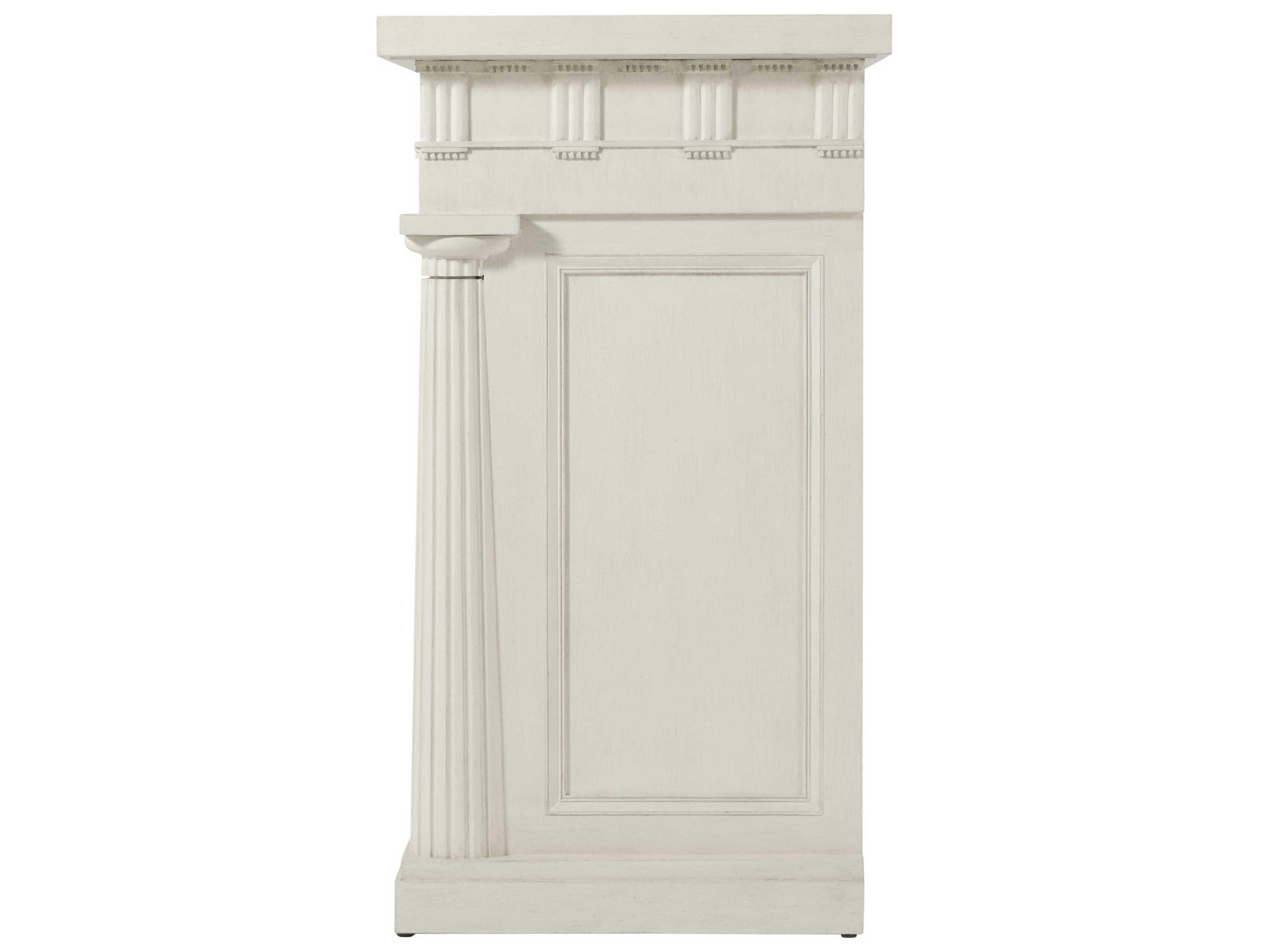 Theodore Alexander Alexa Hampton New Salted White Mark Bookcase