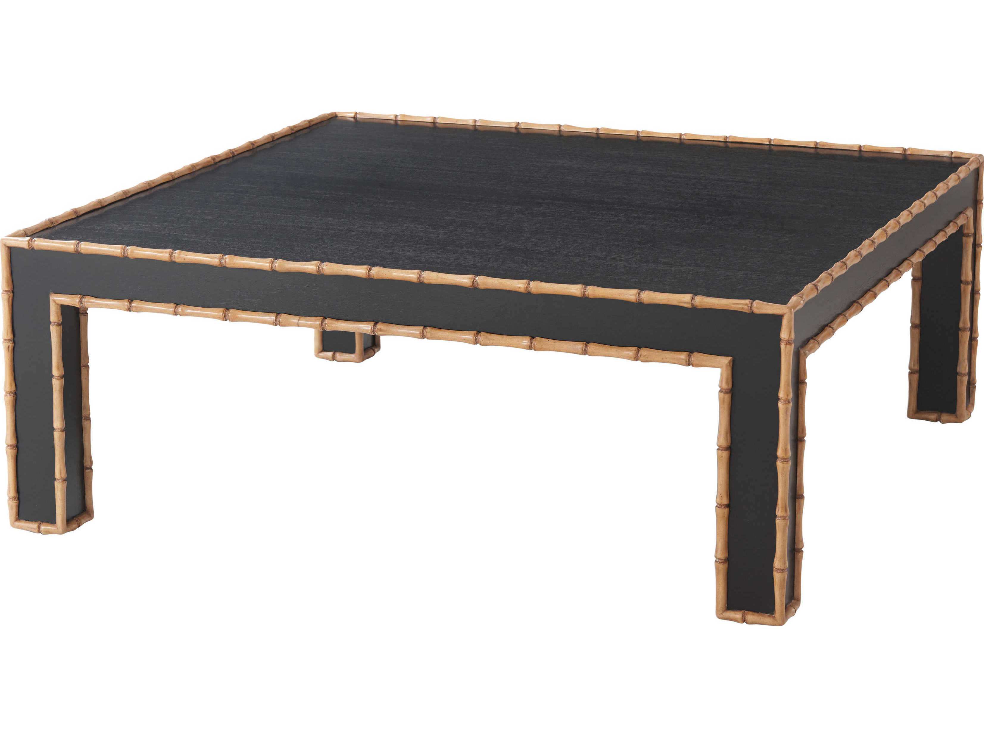 Theodore Alexander Alexa Hampton Square Wood Seal Cristina Cocktail Table