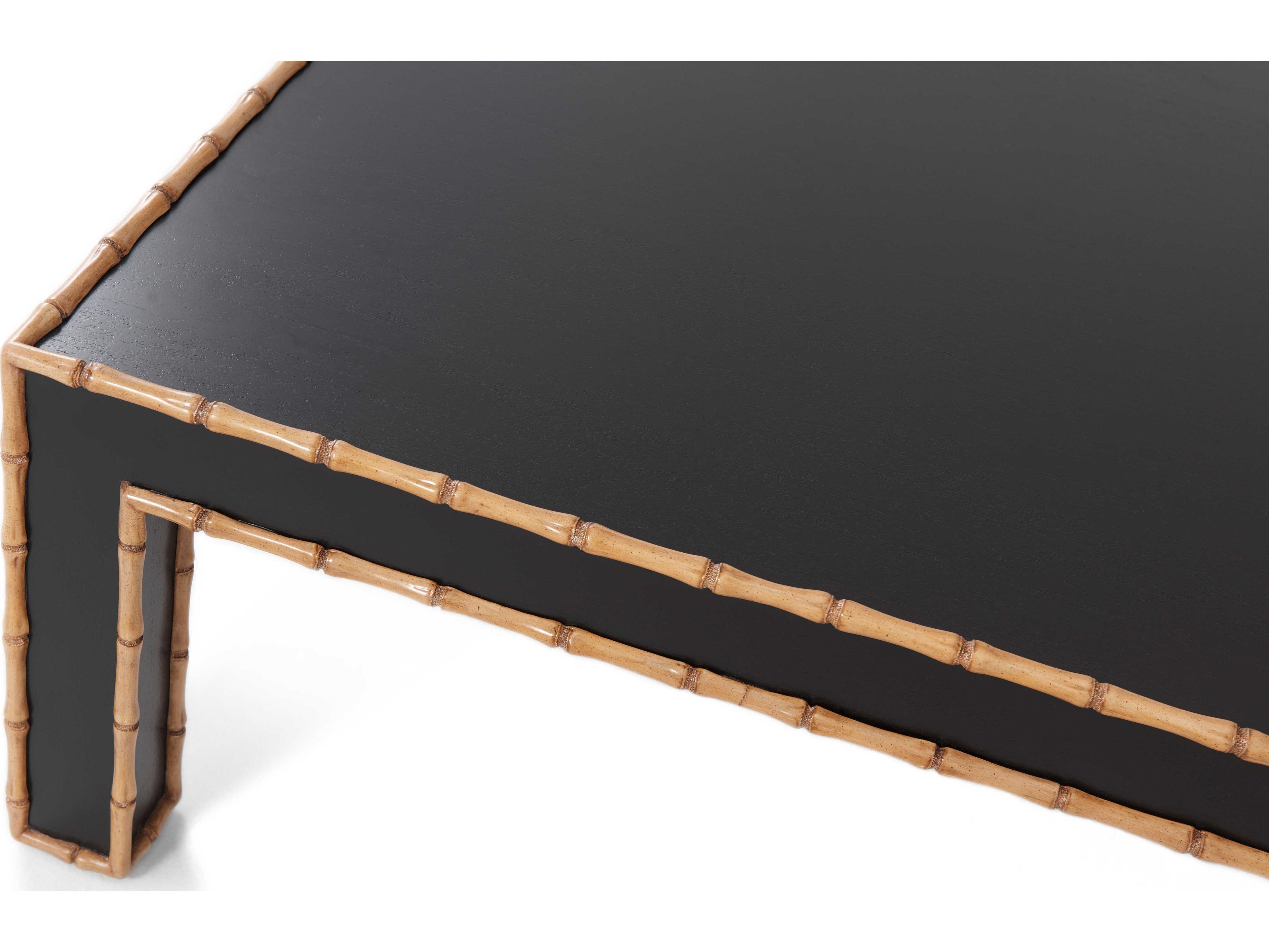 Theodore Alexander Alexa Hampton Square Wood Seal Cristina Cocktail Table