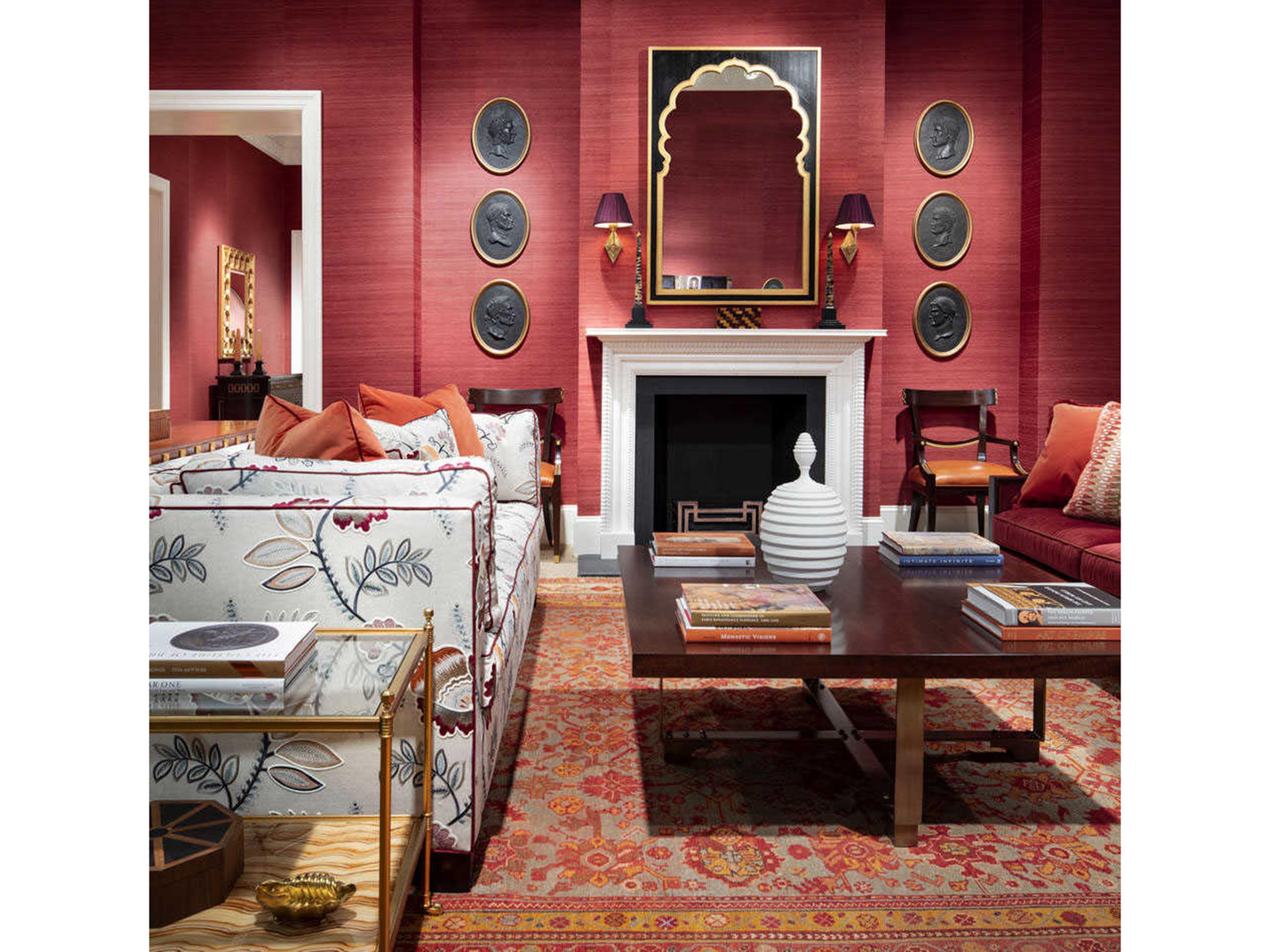 Theodore Alexander Alexa Hampton Square Wood Cambridge Miguel Cocktail Table