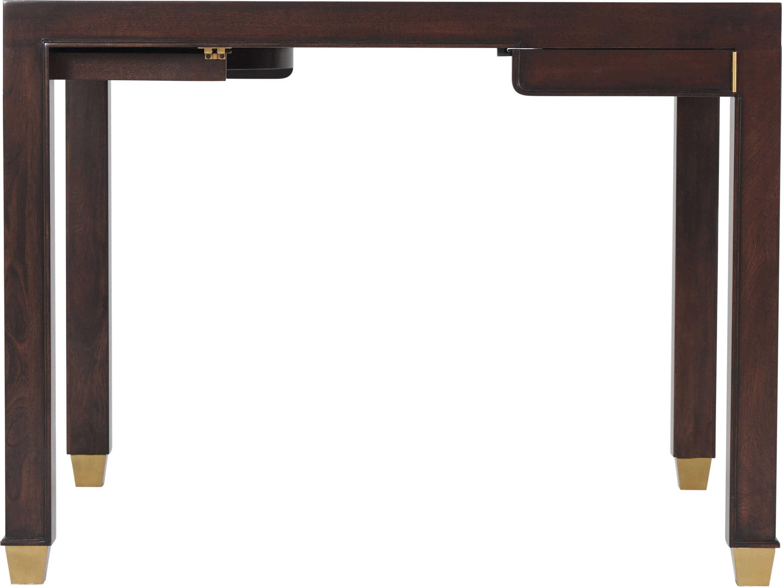Theodore Alexander Alexa Hampton Brown Mahogany Wood Caramel Antonio Game Table