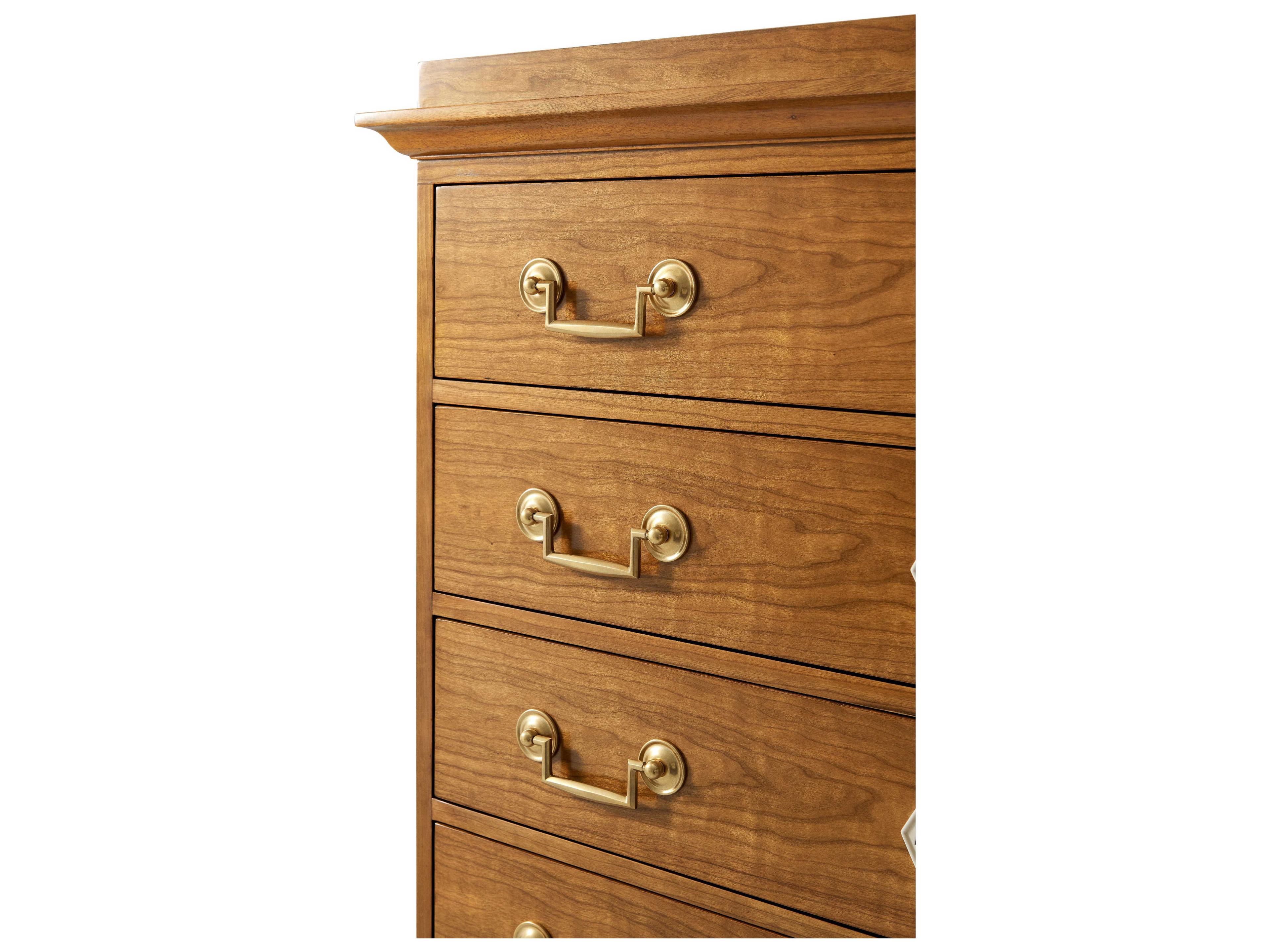 Theodore Alexander Alexa Hampton 7-Drawers Brown Viggo Tall Semanier Chest of Drawers