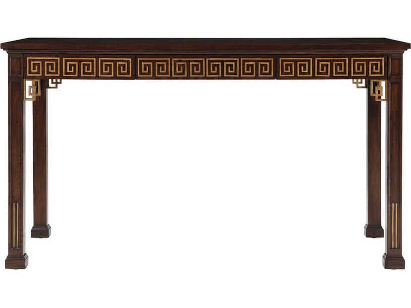 Theodore Alexander Alexa Hampton Brown Solid Wood Writing Desk