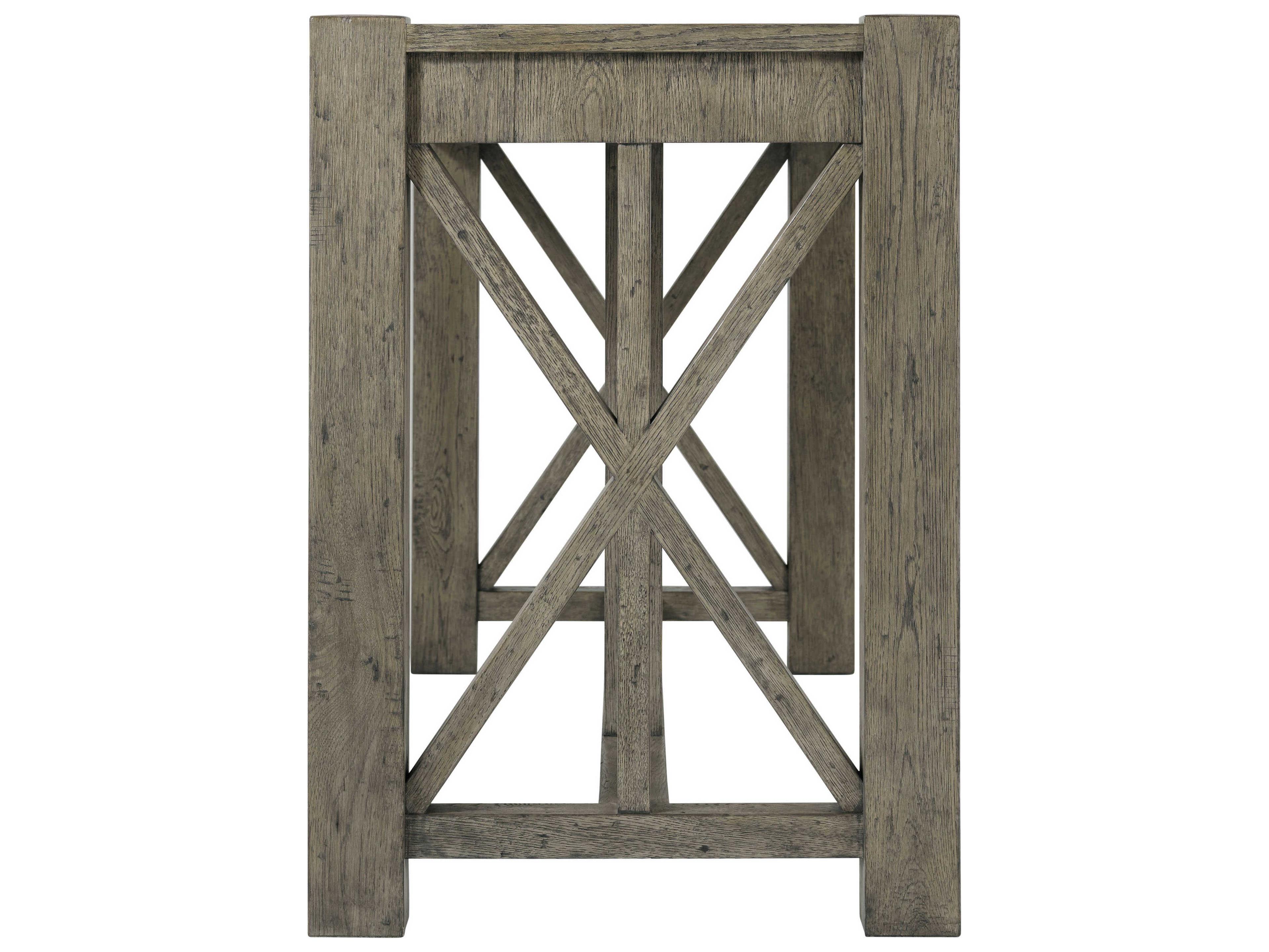 Theodore Alexander The Echoes Rectangular Wood Echo Oak Orlando Bar Console Table