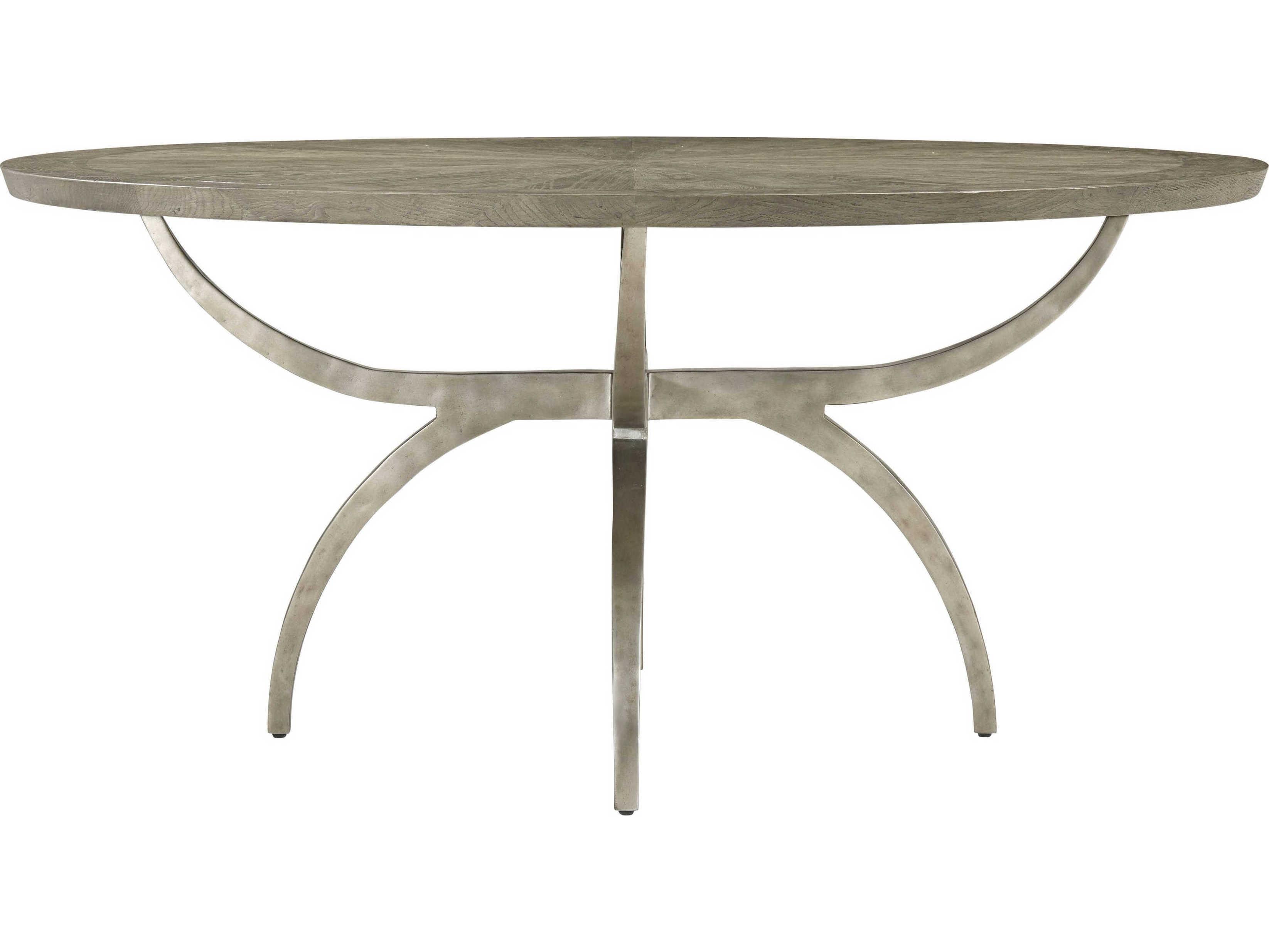 Theodore Alexander The Echoes Round Wood Grey Echo Oak Lagan Dining Table