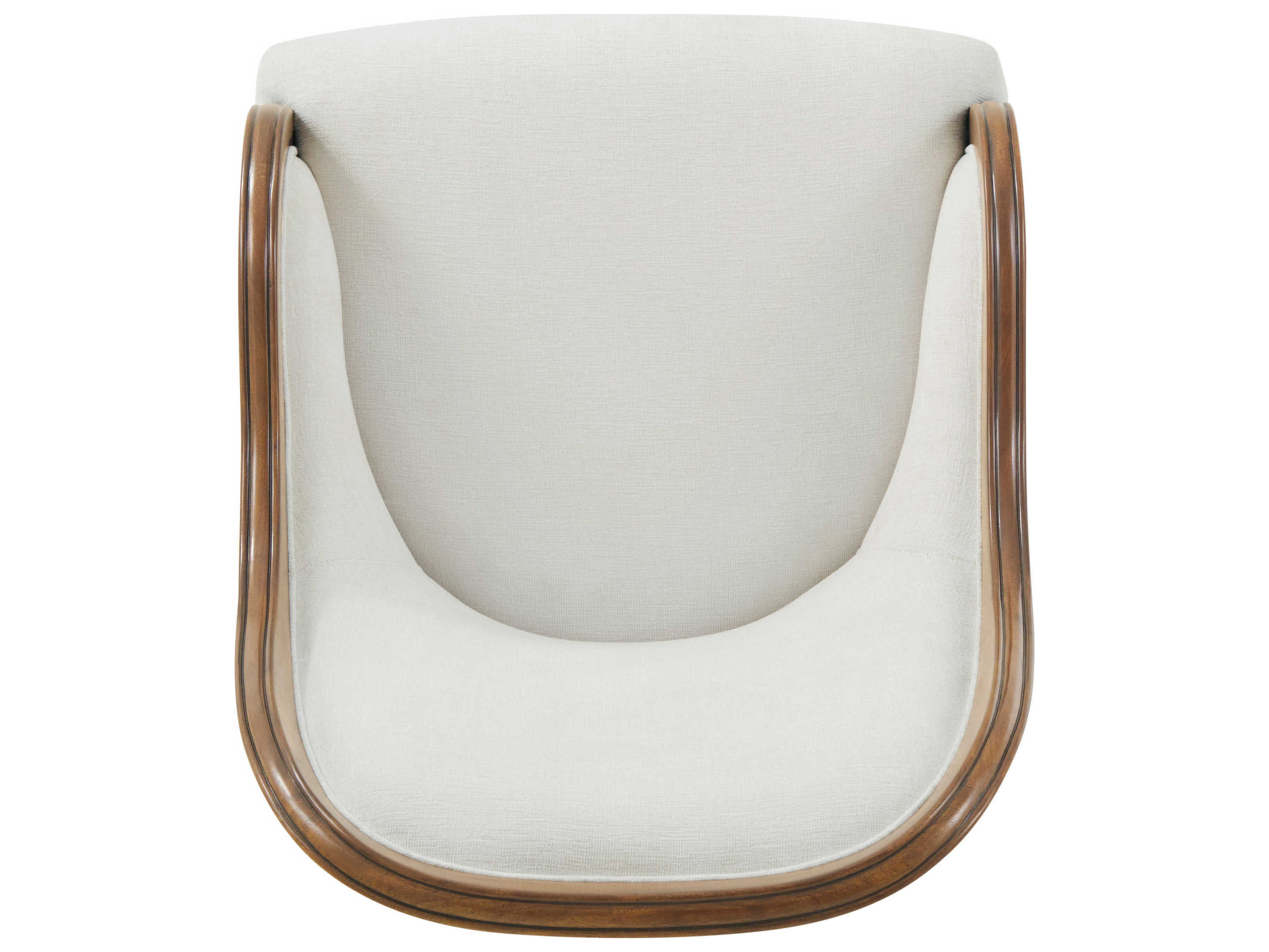 Theodore Alexander Dorchester Solid Wood Brown Upholstered Dorchester Arm Dining Chair