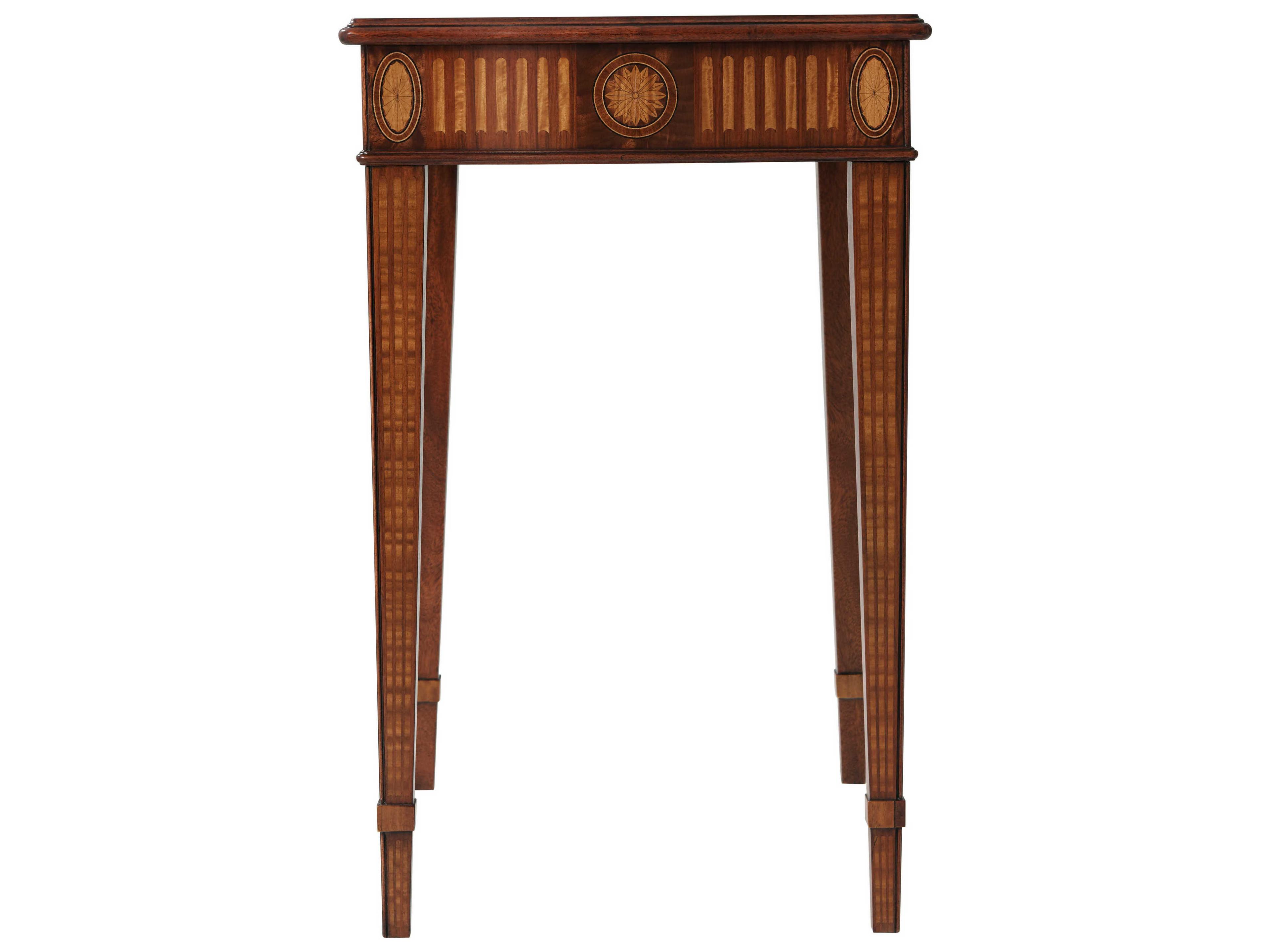 Theodore Alexander Stephen Church Rectangular Wood Gentleman Benoite End Table