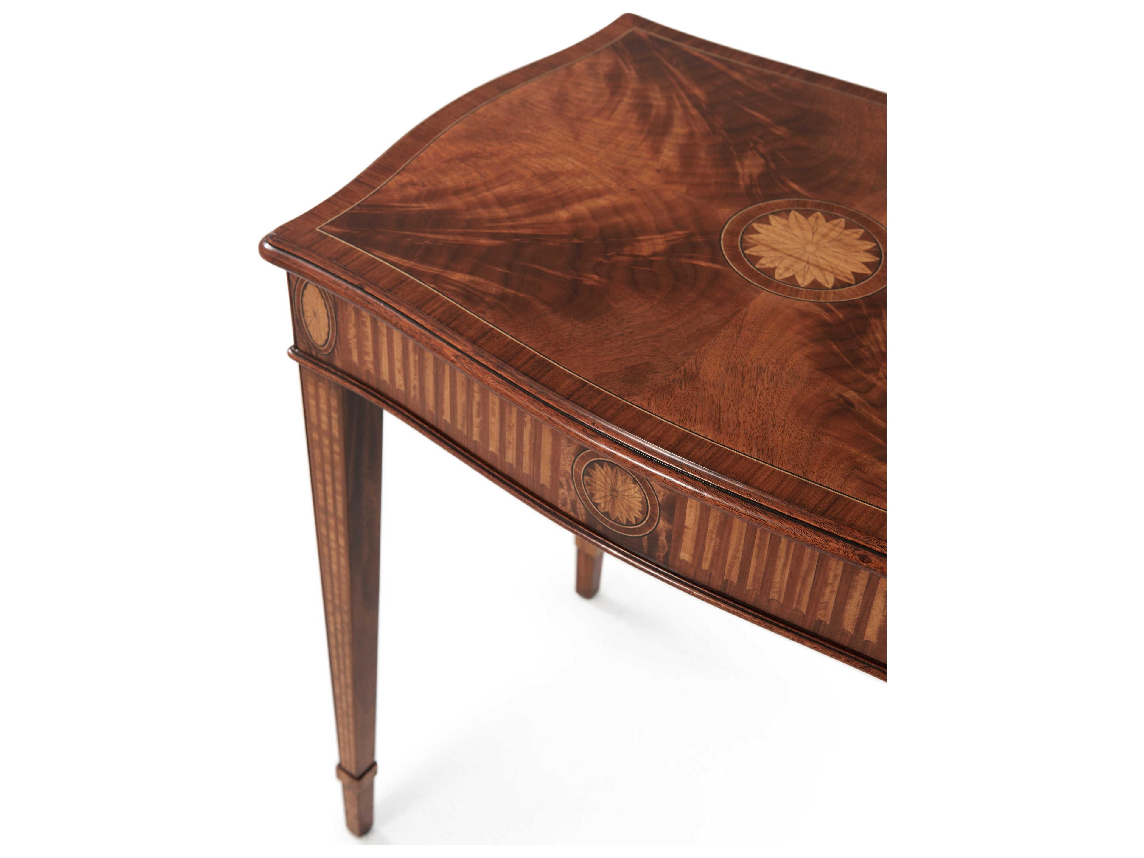 Theodore Alexander Stephen Church Rectangular Wood Gentleman Benoite End Table