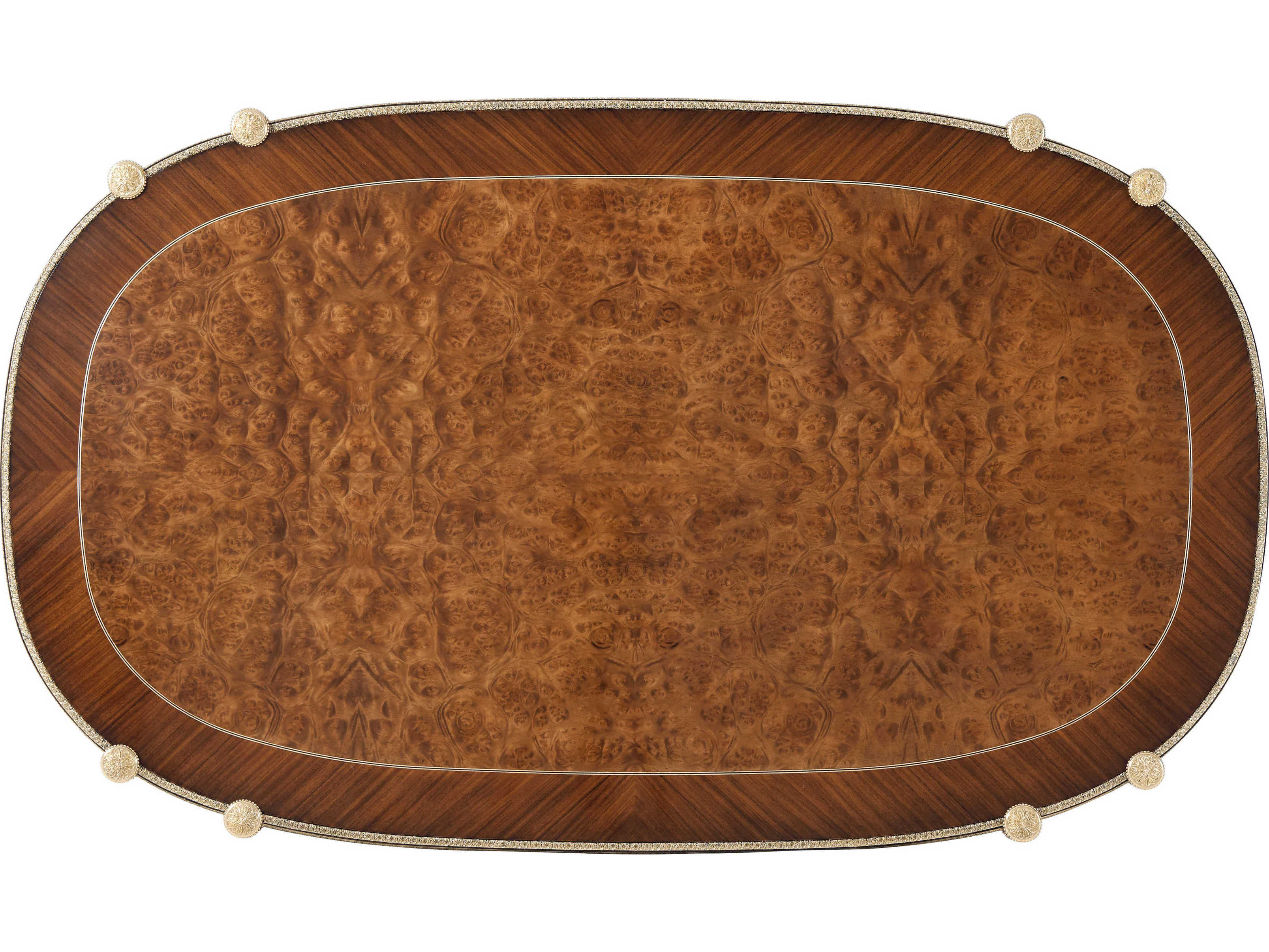 Theodore Alexander Stephen Church Oval Wood Winterize The Timothy Cocktail Table