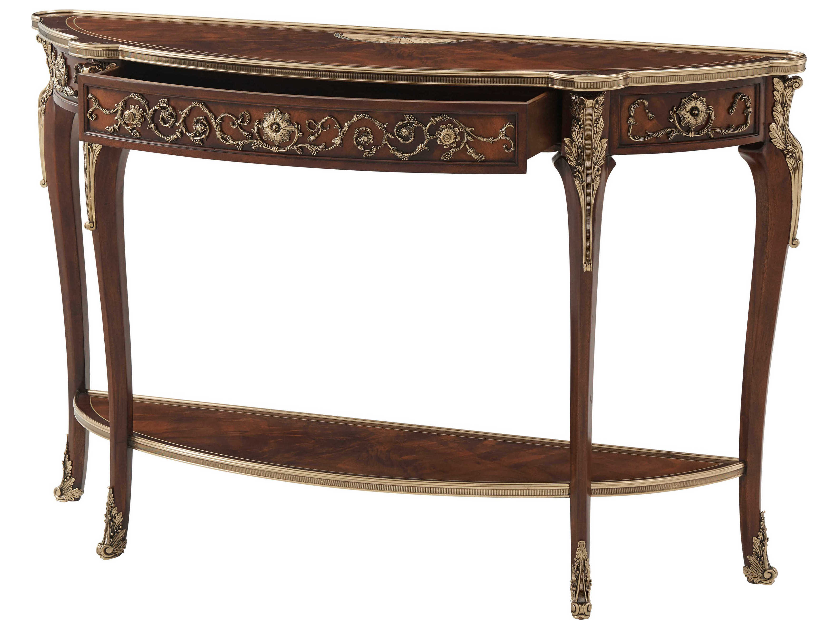 Theodore Alexander Stephen Church Wood Clean Ramsey Melina Console Table