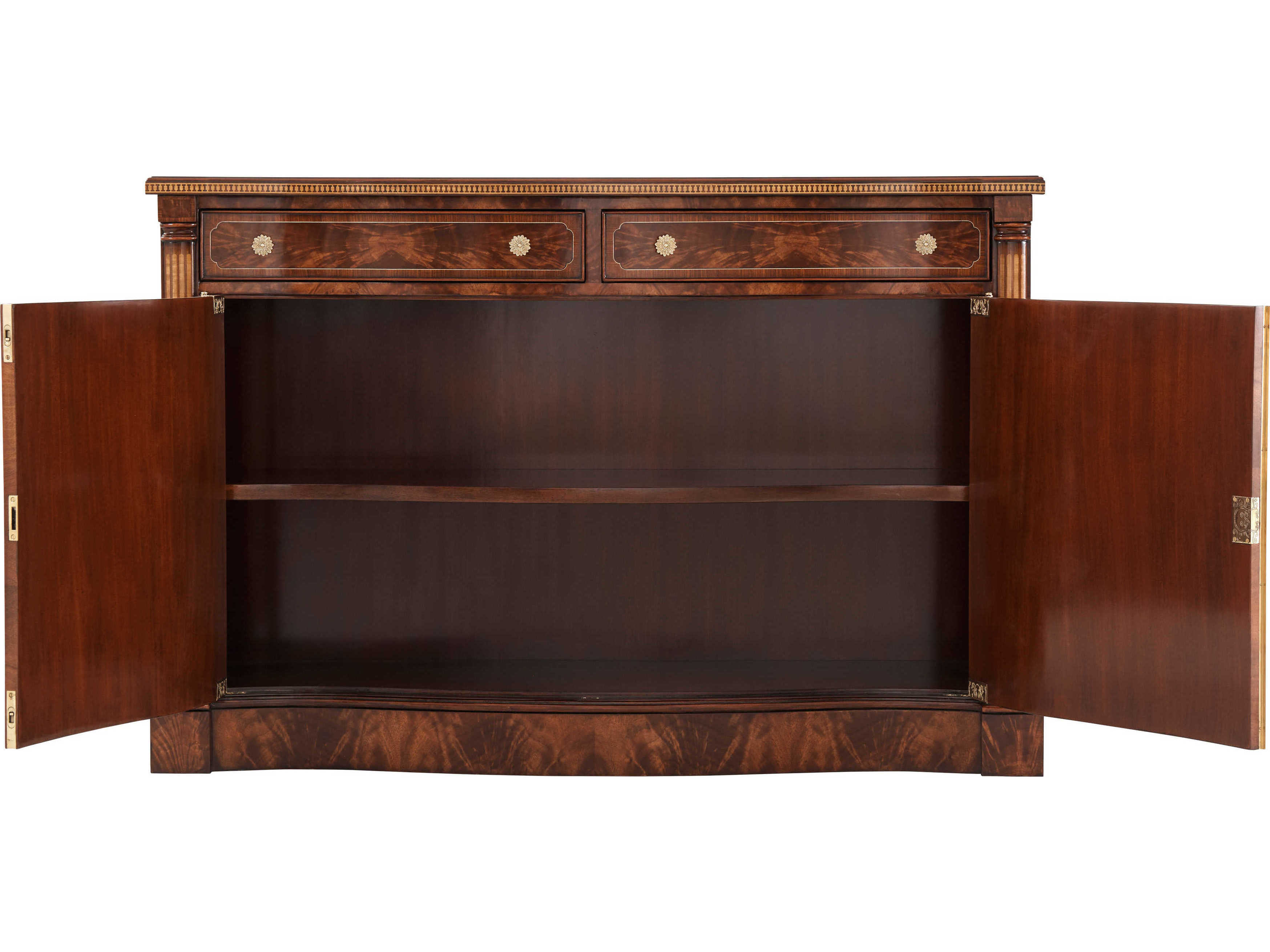 Theodore Alexander The English Cabinet Maker Gentleman Brown Mahogany Wood Tristam Accent Chest